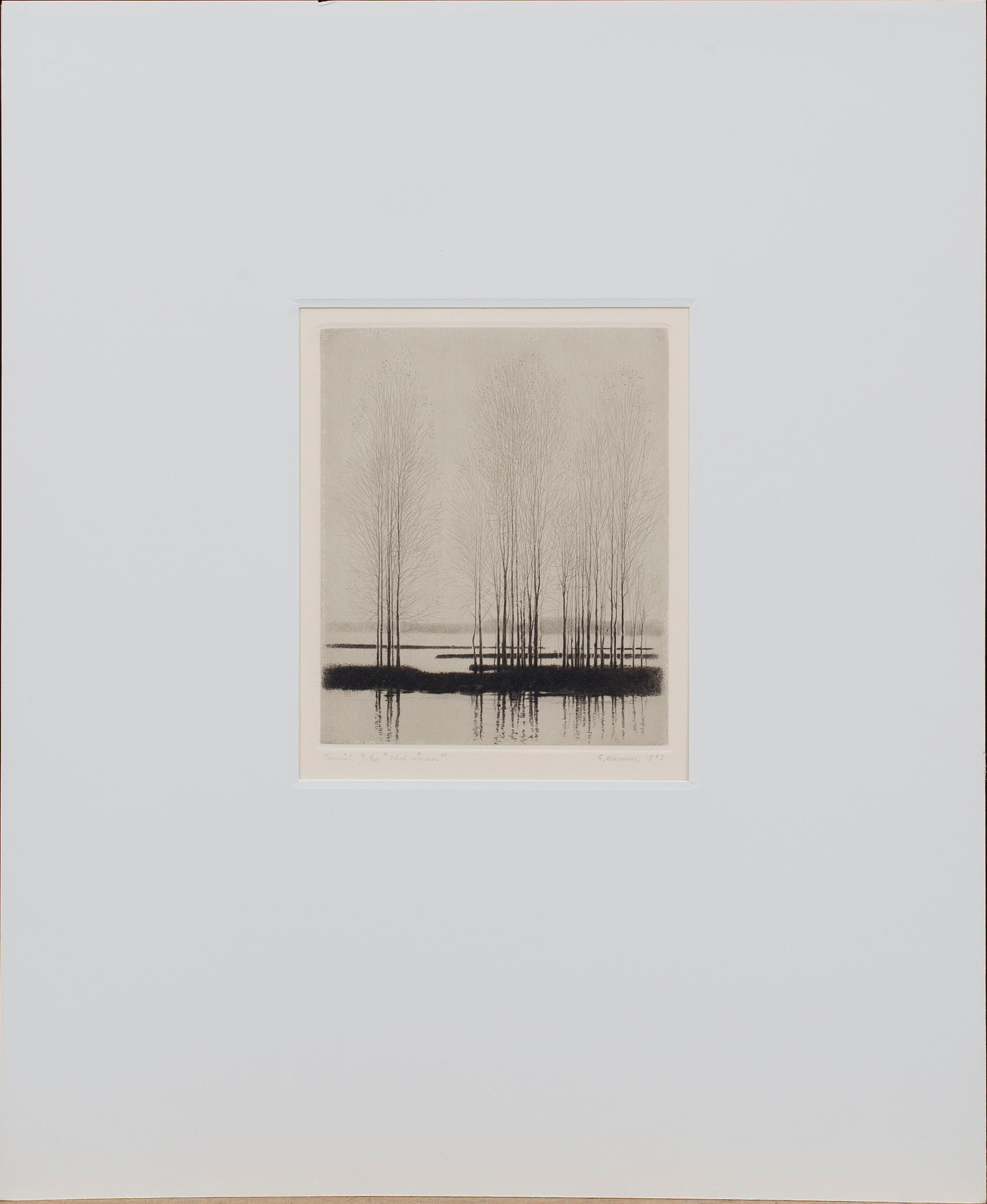 GUNNAR NORRMAN, drypoint, signed and numbered 9/20. - Bukowskis