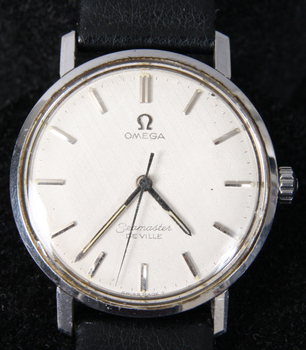 100117. HERRARMBANDSUR, Omega, Seamaste De Ville, 1900-talets andra hälft.