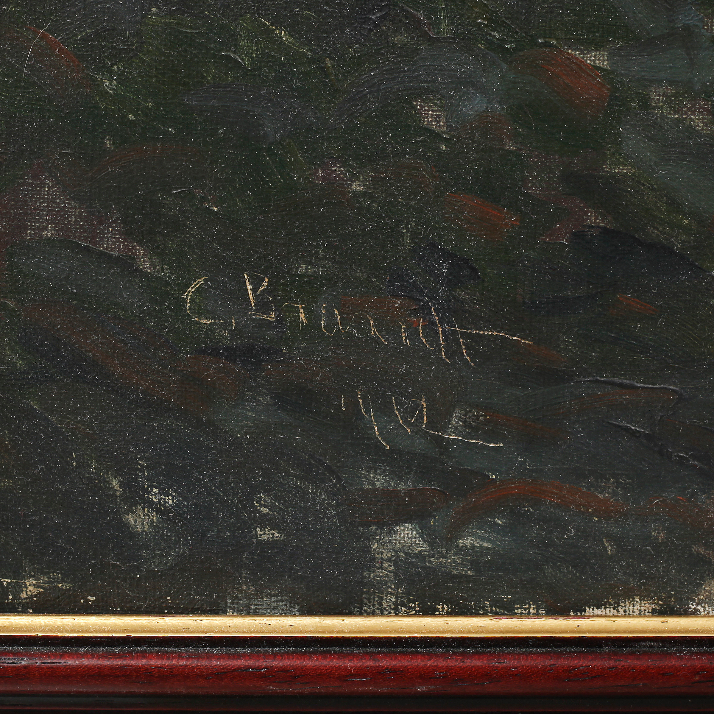 oil on canvas, signed and dated 1912?. - Bukowskis