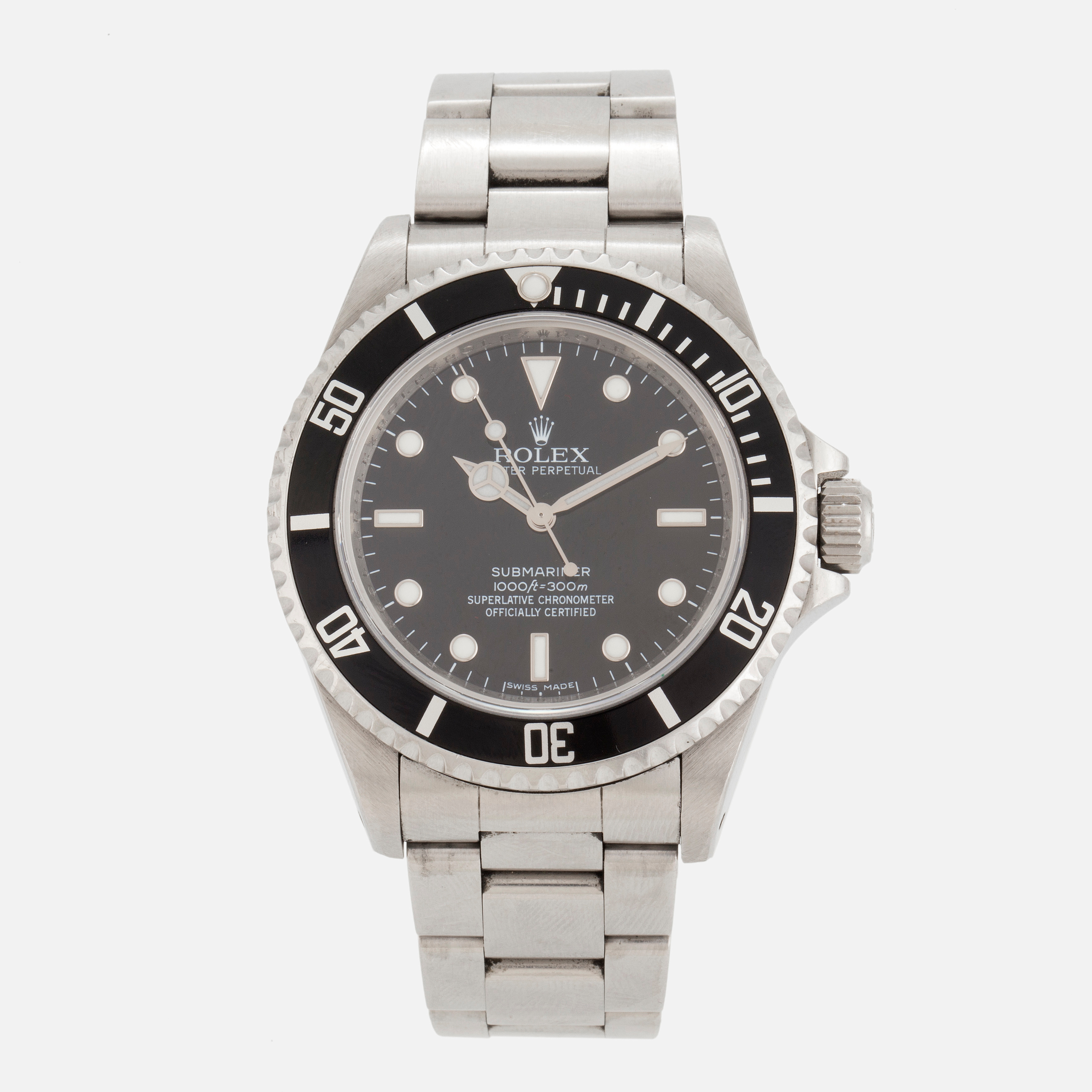 ROLEX, Oyster Perpetual, Submariner (1000ft=300m), wristwatch, 40 mm