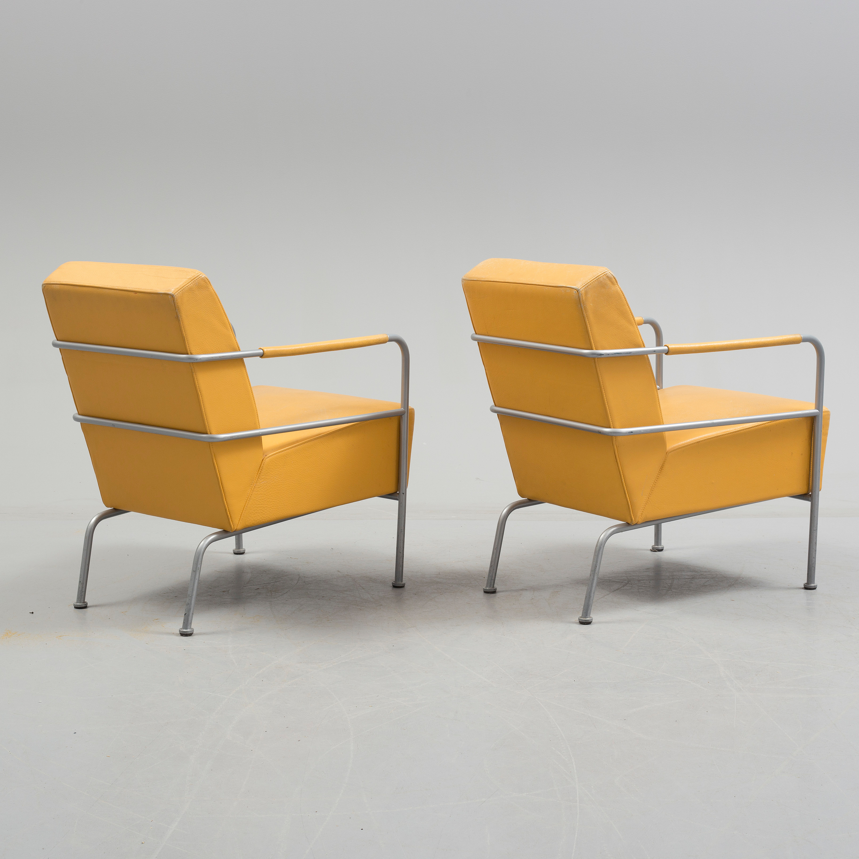 A pair of 'Cinema' easy chairs by Gunilla Allard, Lammhults, Sweden