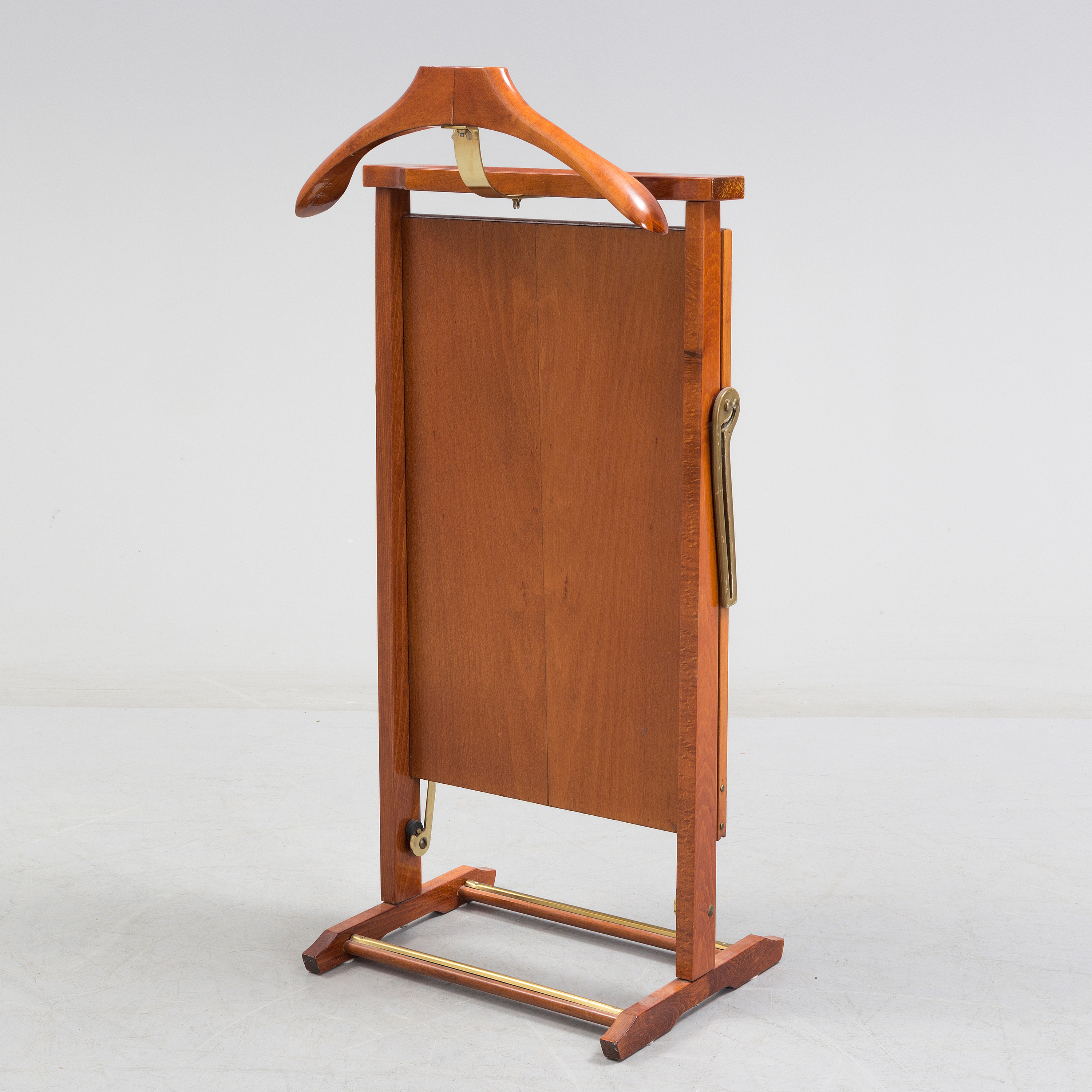 A stained wood trouser press from FR, Italy, second half of the 20th