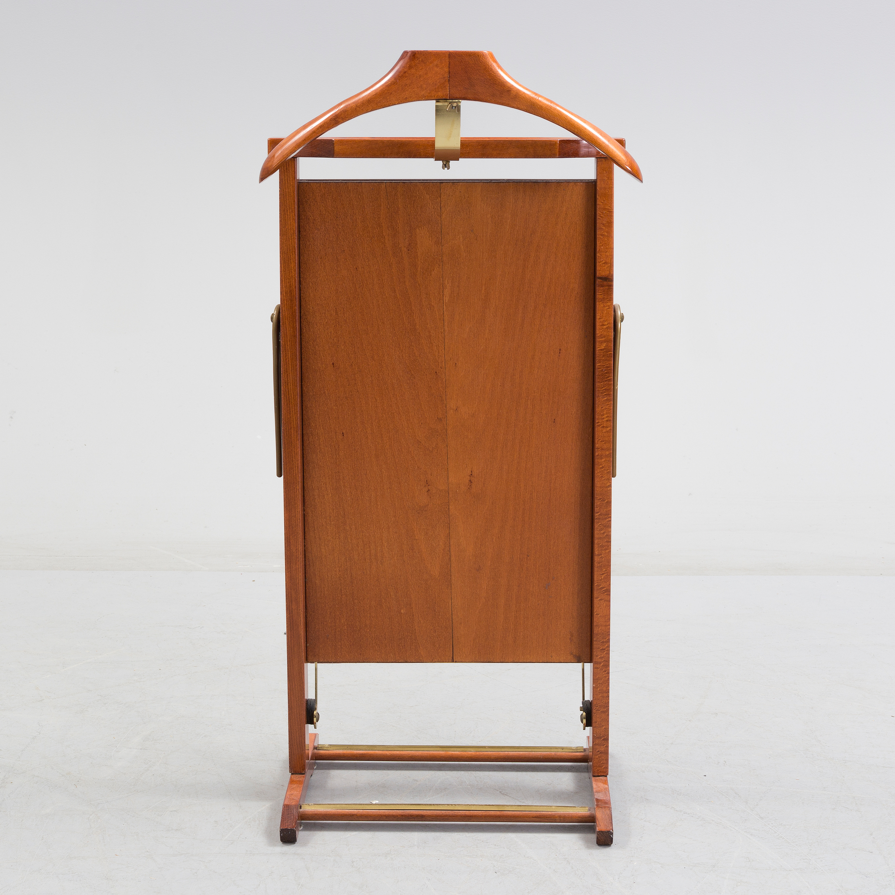 A stained wood trouser press from FR, Italy, second half of the 20th