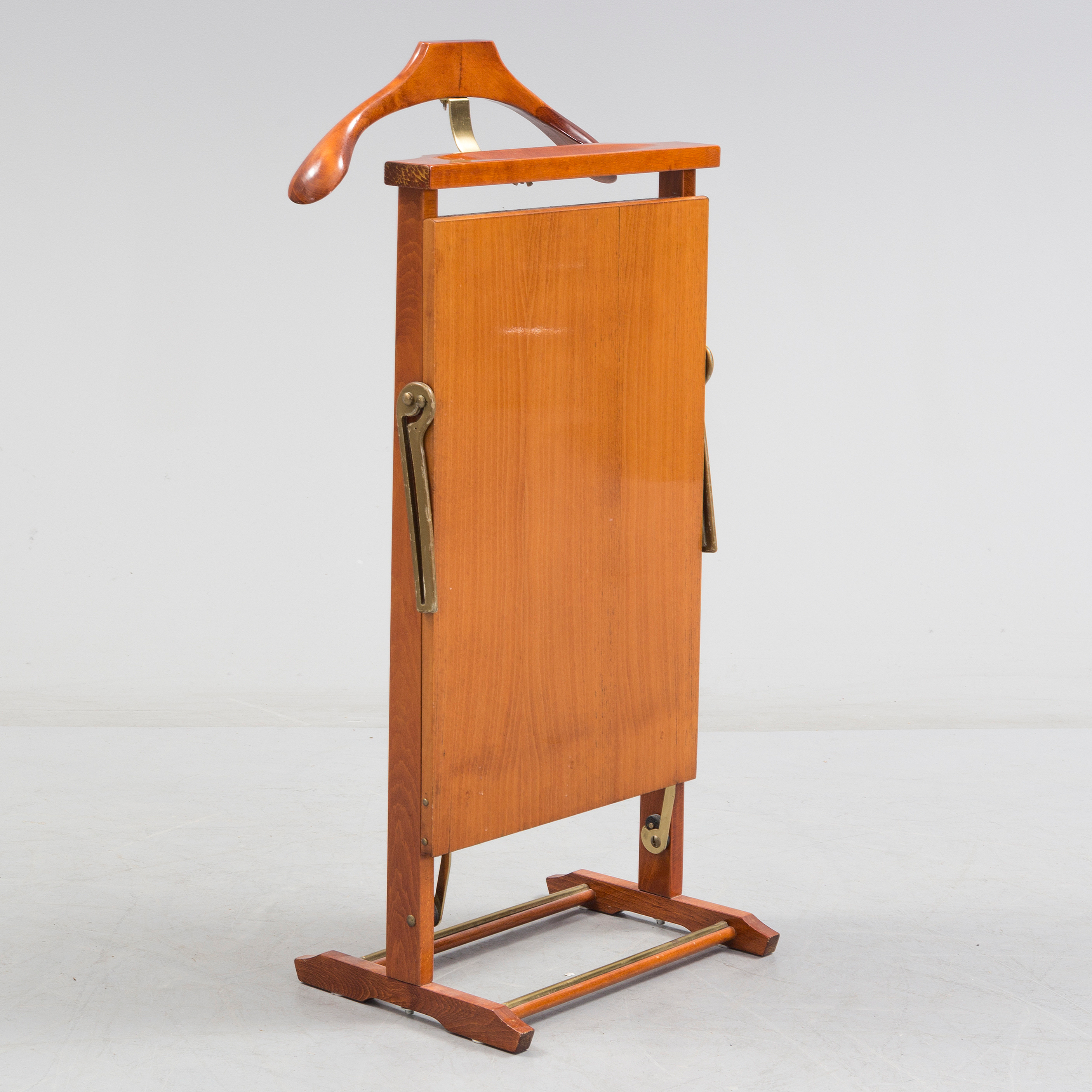 A stained wood trouser press from FR, Italy, second half of the 20th
