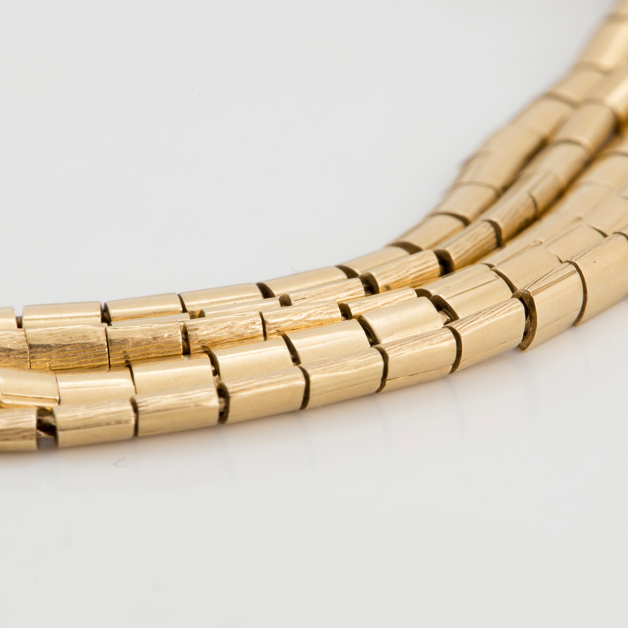 BRACELET, five strands. 18K gold. Bukowskis