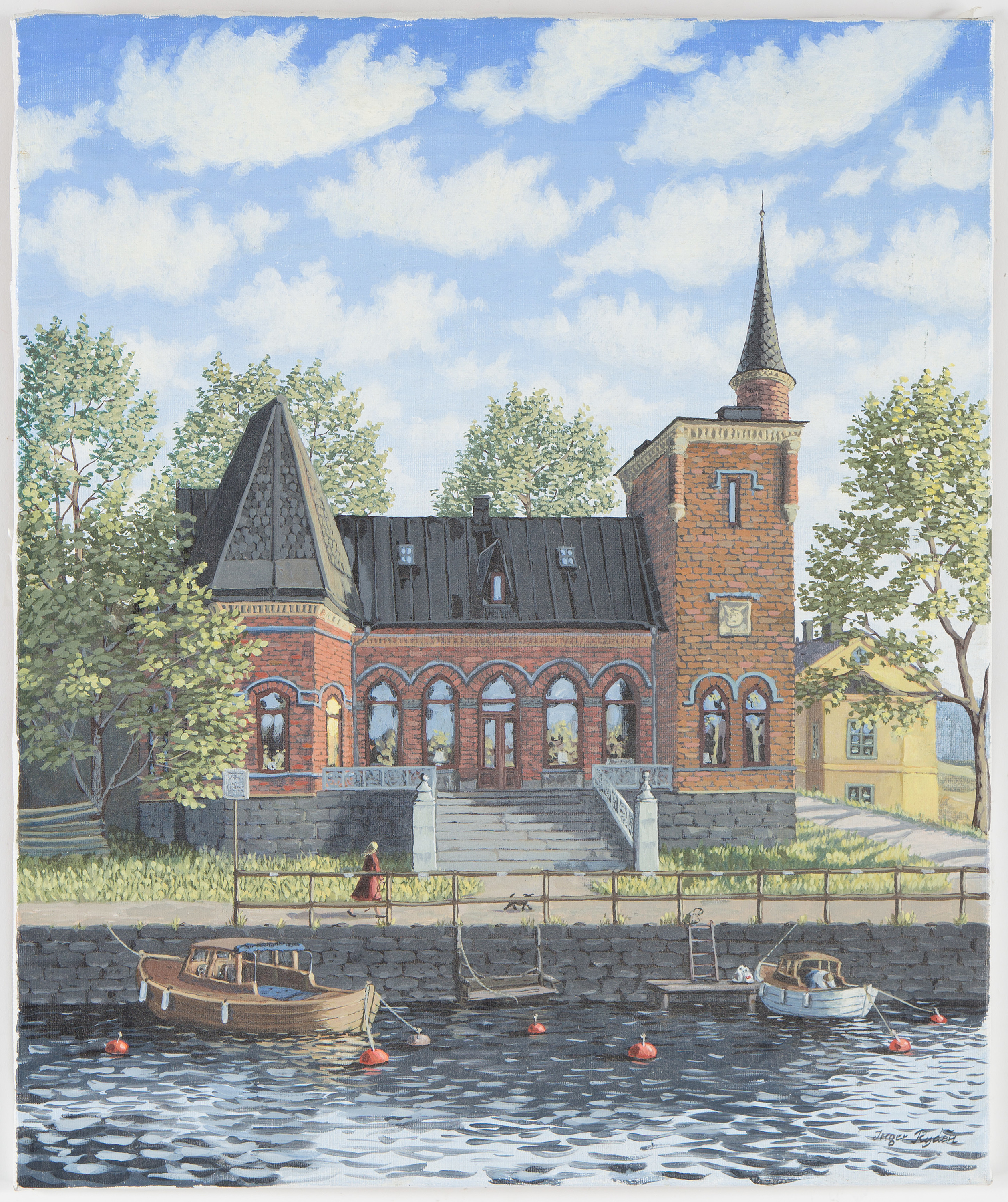 INGER RYDÉN, oil on canvas, signed. - Bukowskis