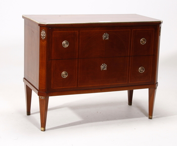 102183. BYRÅ, gustaviansk stil, 1800-tal.