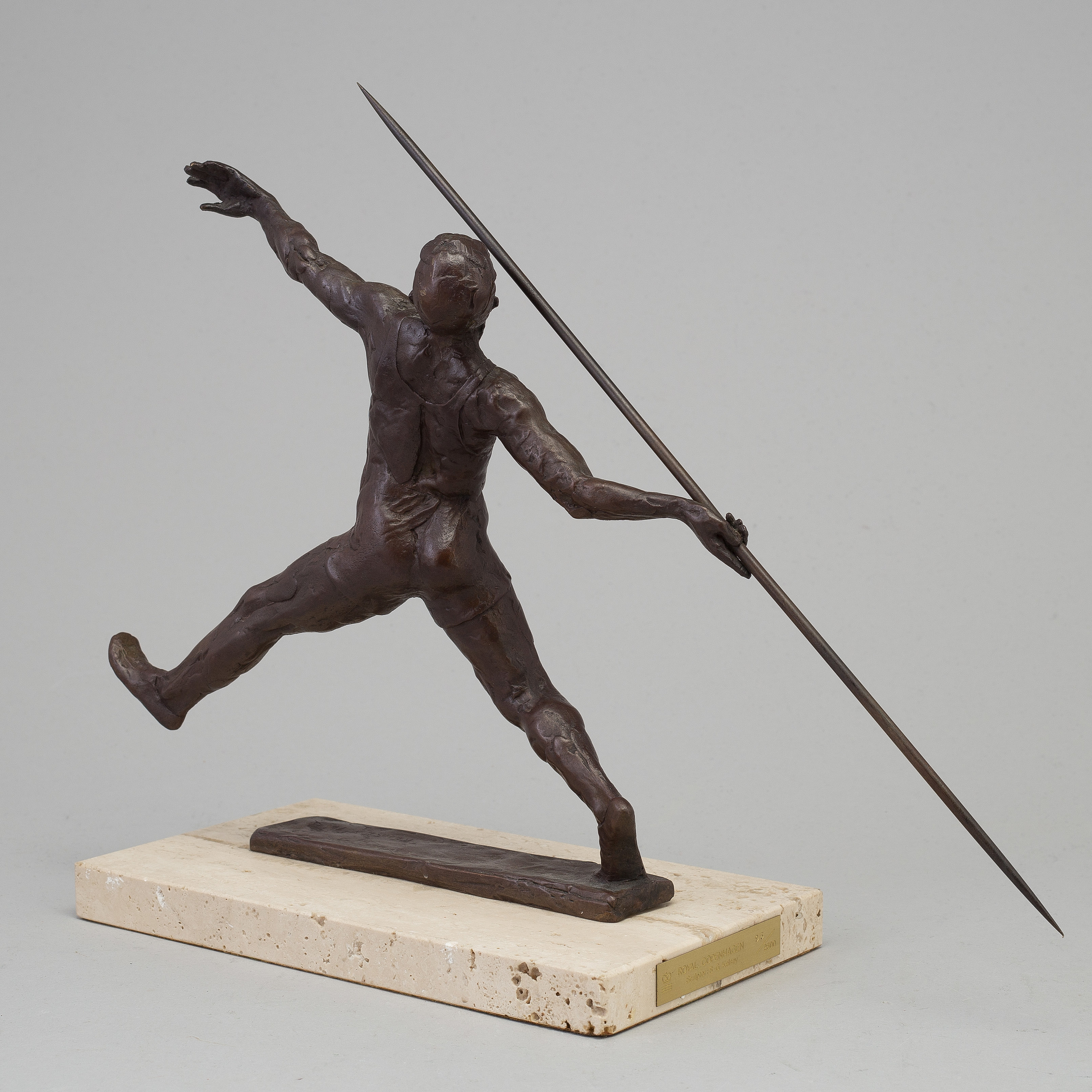 STERETTGITTINGS KELSEY, a signed bronze sculpture, dated 76, Royal