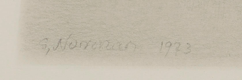 GUNNAR NORRMAN, drawing signed and dated 1973. - Bukowskis