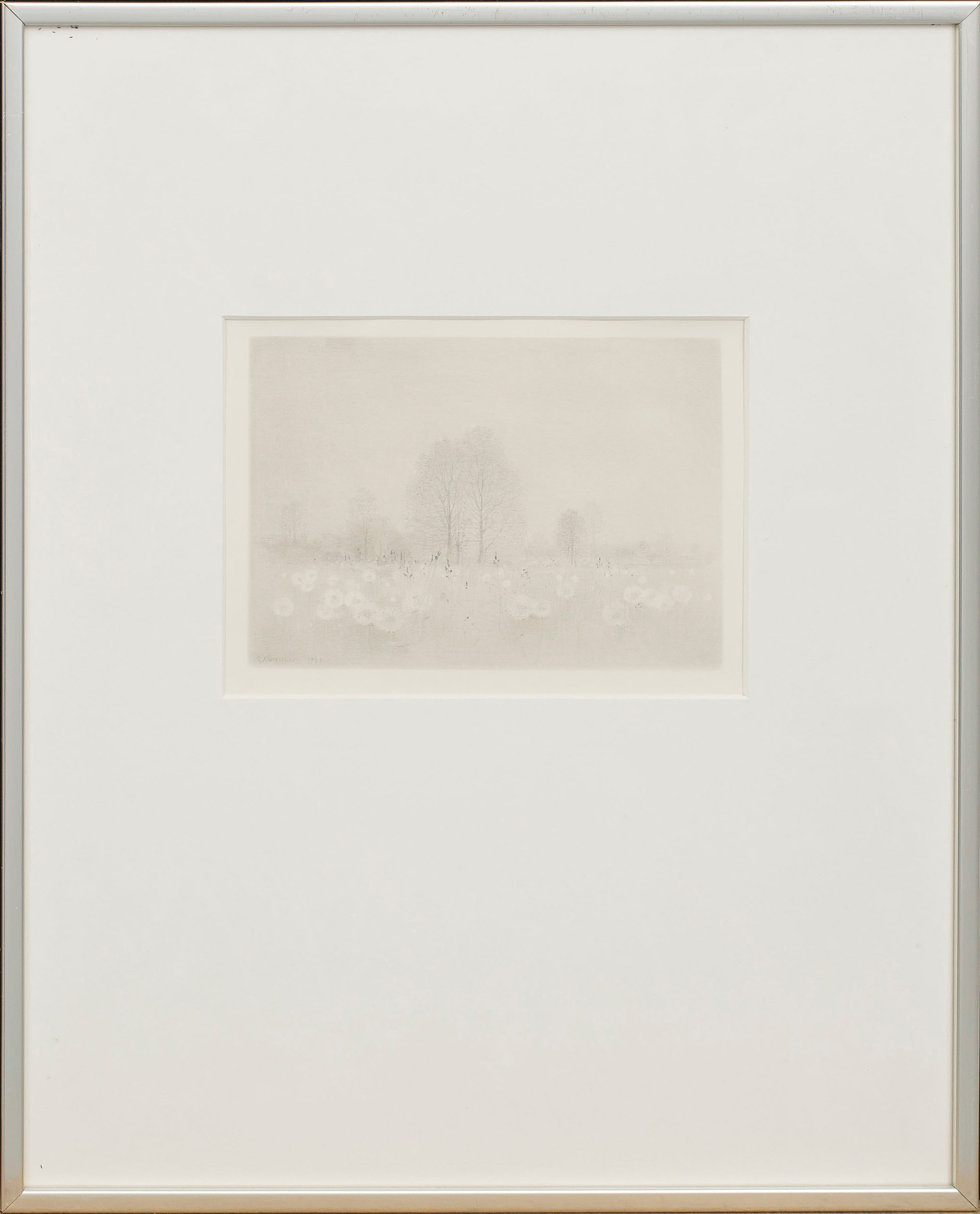 GUNNAR NORRMAN, drawing signed and dated 1973. - Bukowskis