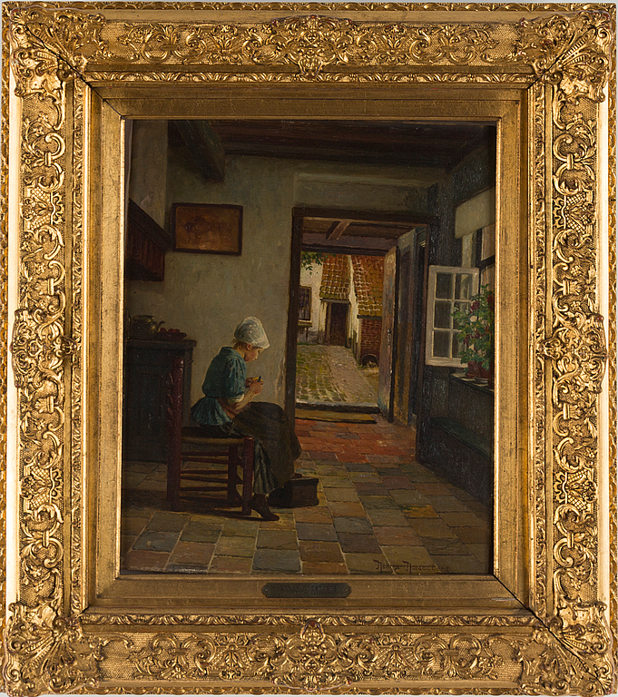 HENRIK NORDENBERG, oil on canvas, signed. - Bukowskis
