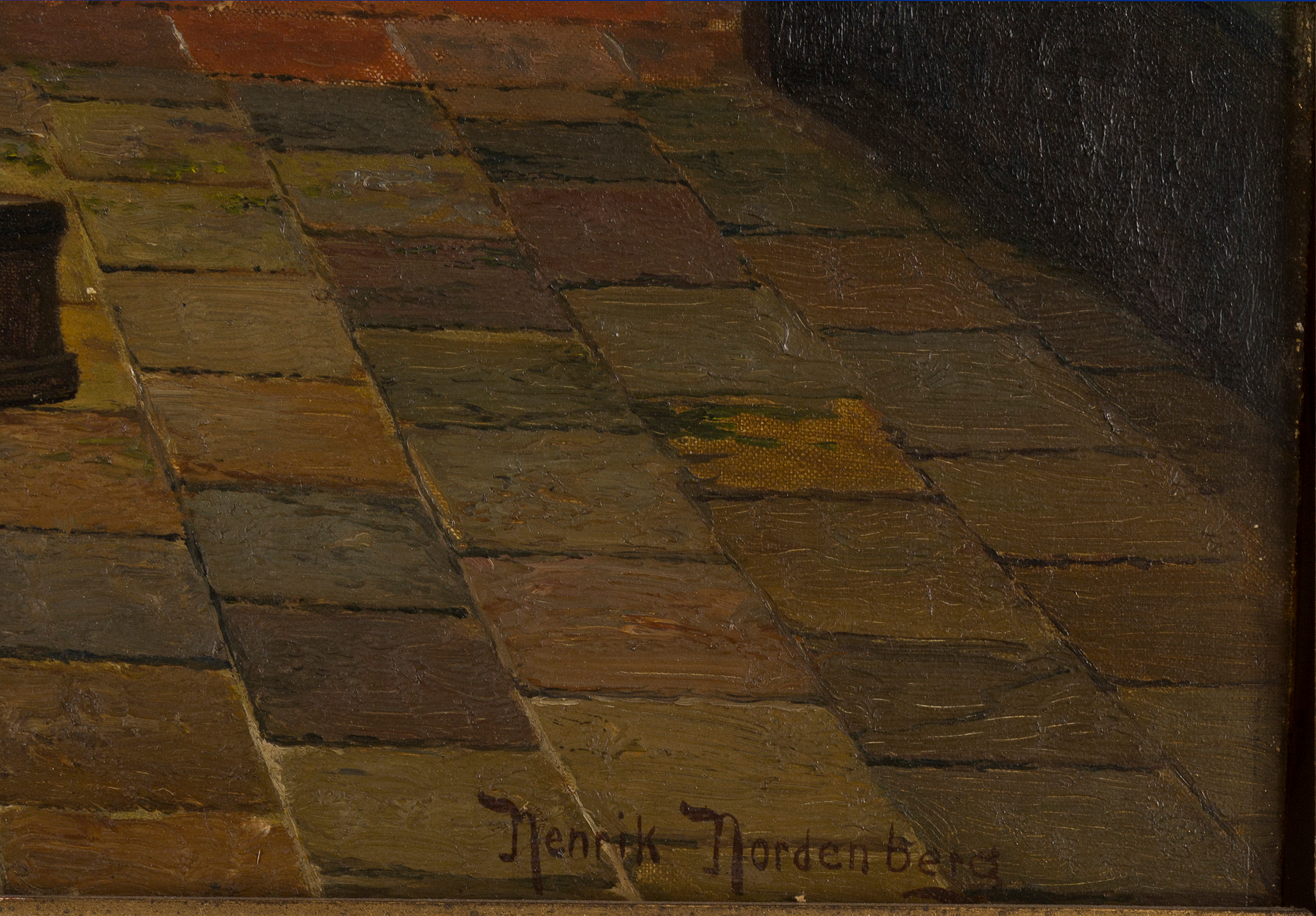 HENRIK NORDENBERG, oil on canvas, signed. - Bukowskis