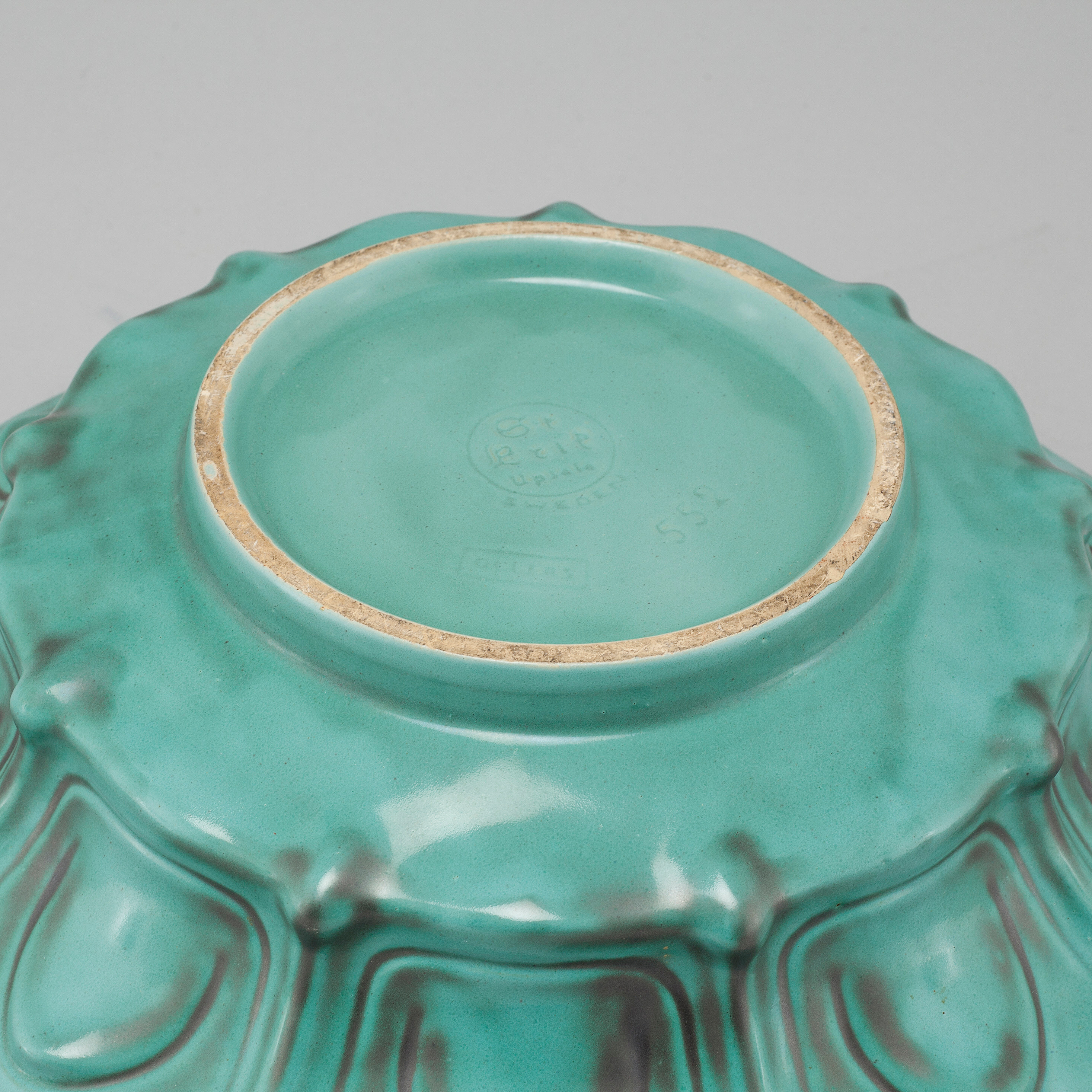 EDVIN OLLERS, skål, keramik, St Erik, Uppsala, 1920tal. Bukowskis