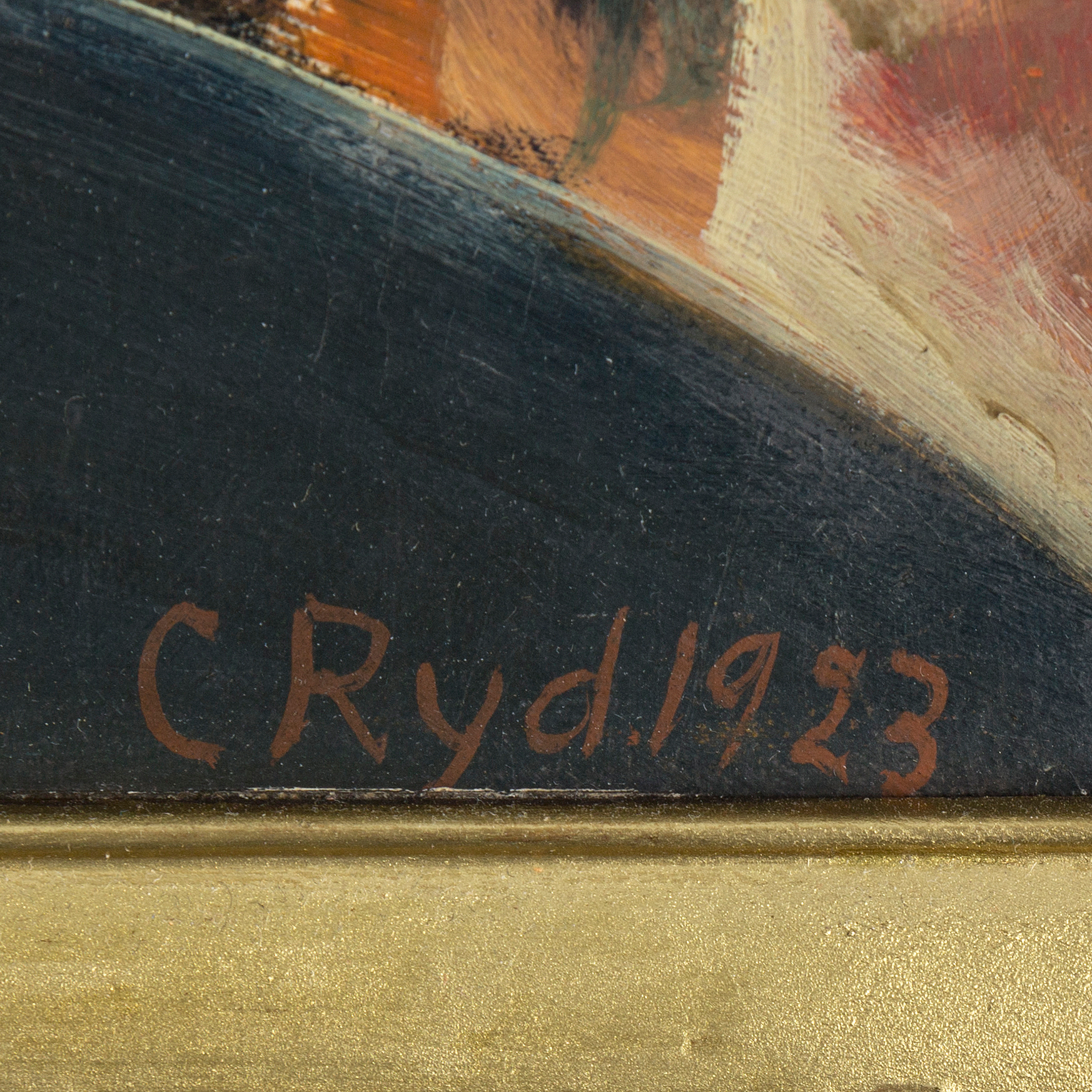 Carl Rydin CARL RYD, oil on panel, signed and dated 1923. - Bukowskis