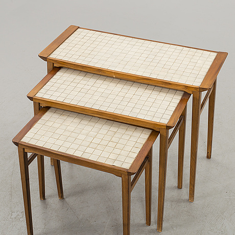 A nesting table from bra bo mÃbler mid 20 century. bukowskis Altan møbler ikea