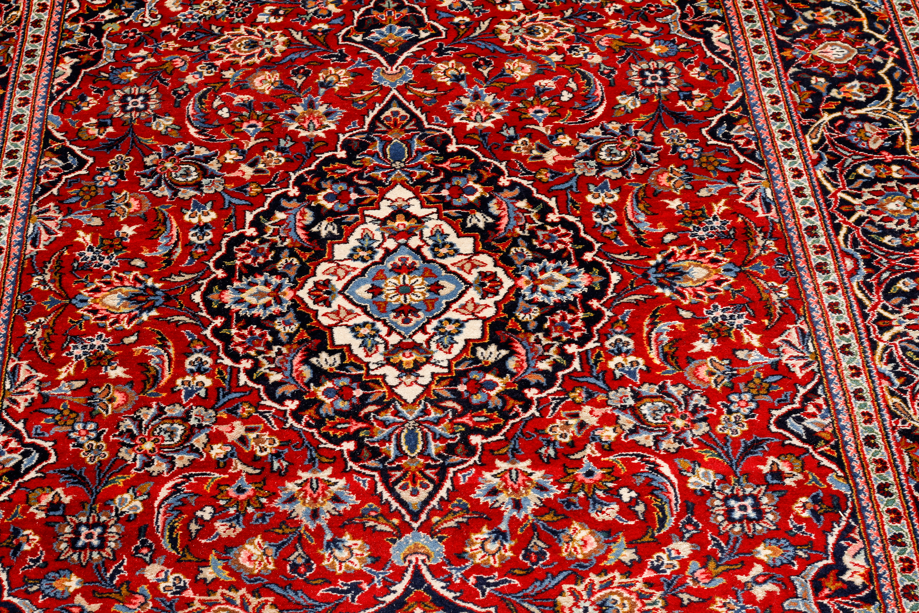 A Keshan rug, 217 x 135 cm. Bukowskis