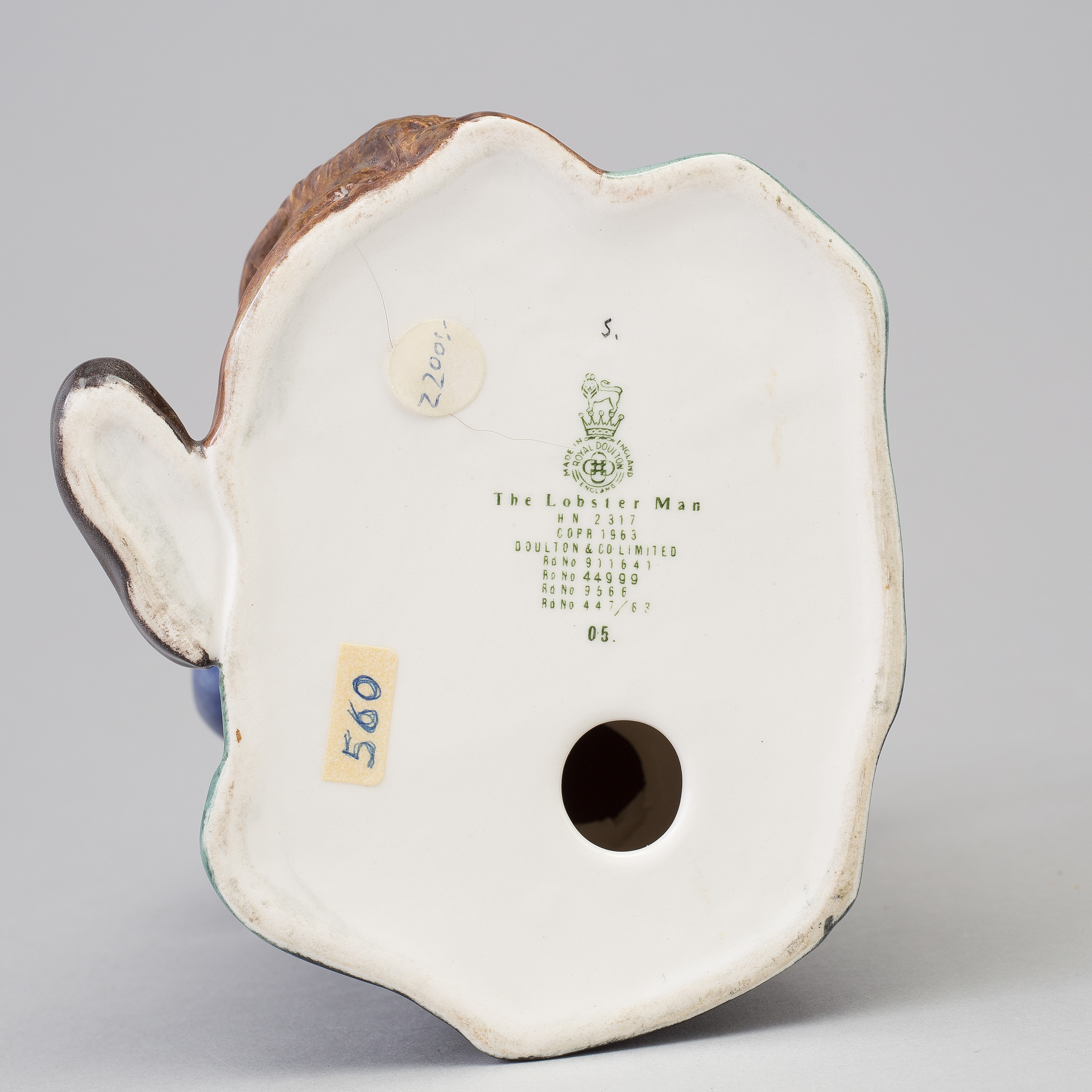 A Royal Doulton 'Lobsterman' porcelain figure, England, 1990s. Bukowskis