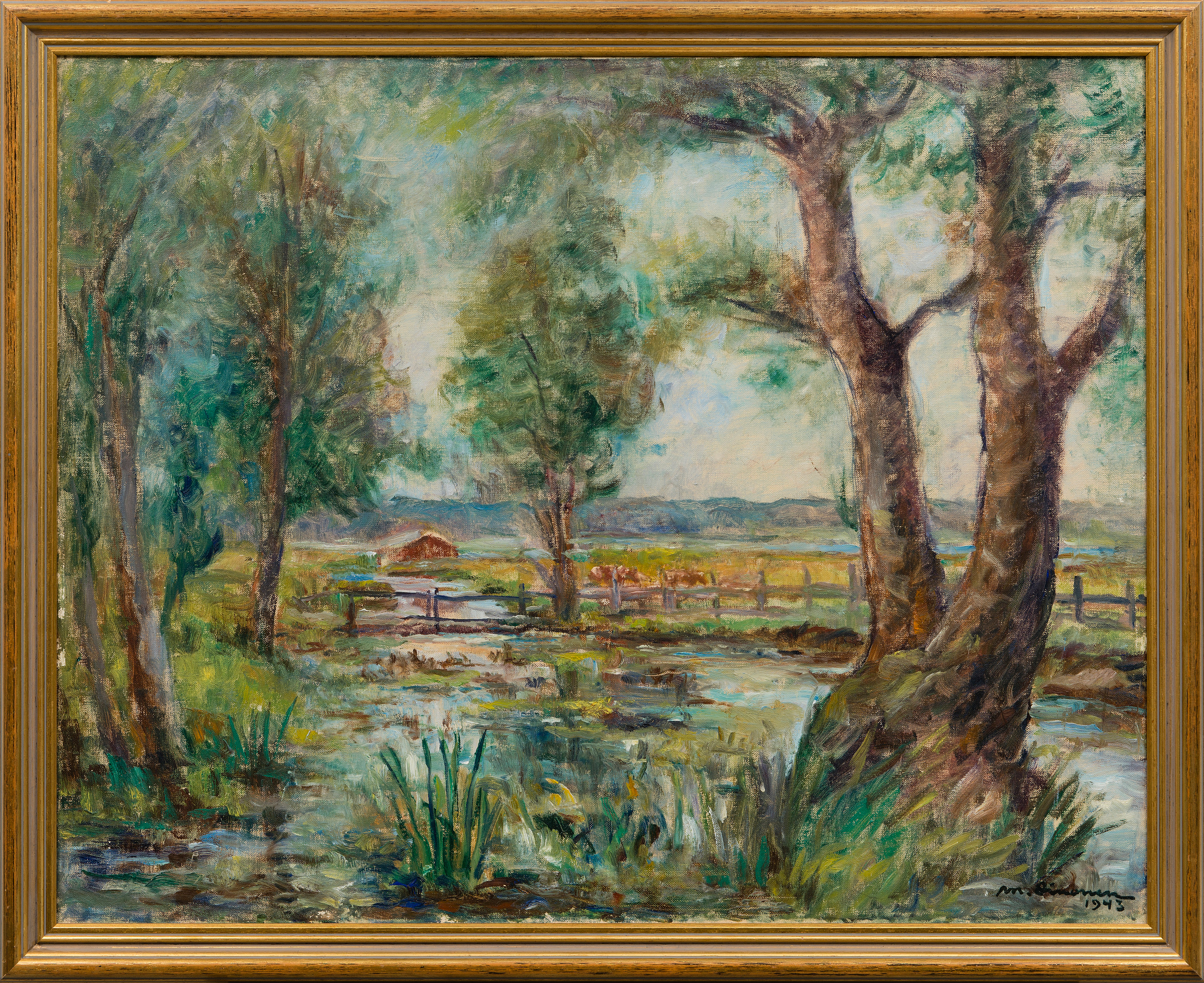 MIKKO OINONEN Oil On Canvas Signed And Dated 1945 Bukowskis