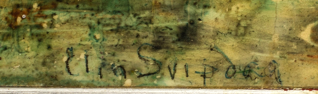 ELIN SVIPDAG, two oil on panels. Signed. Bukowskis