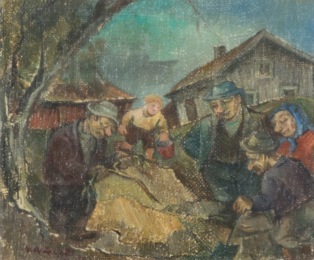 ARVI MÄENPÄÄ, oil on panel, signed. Bukowskis