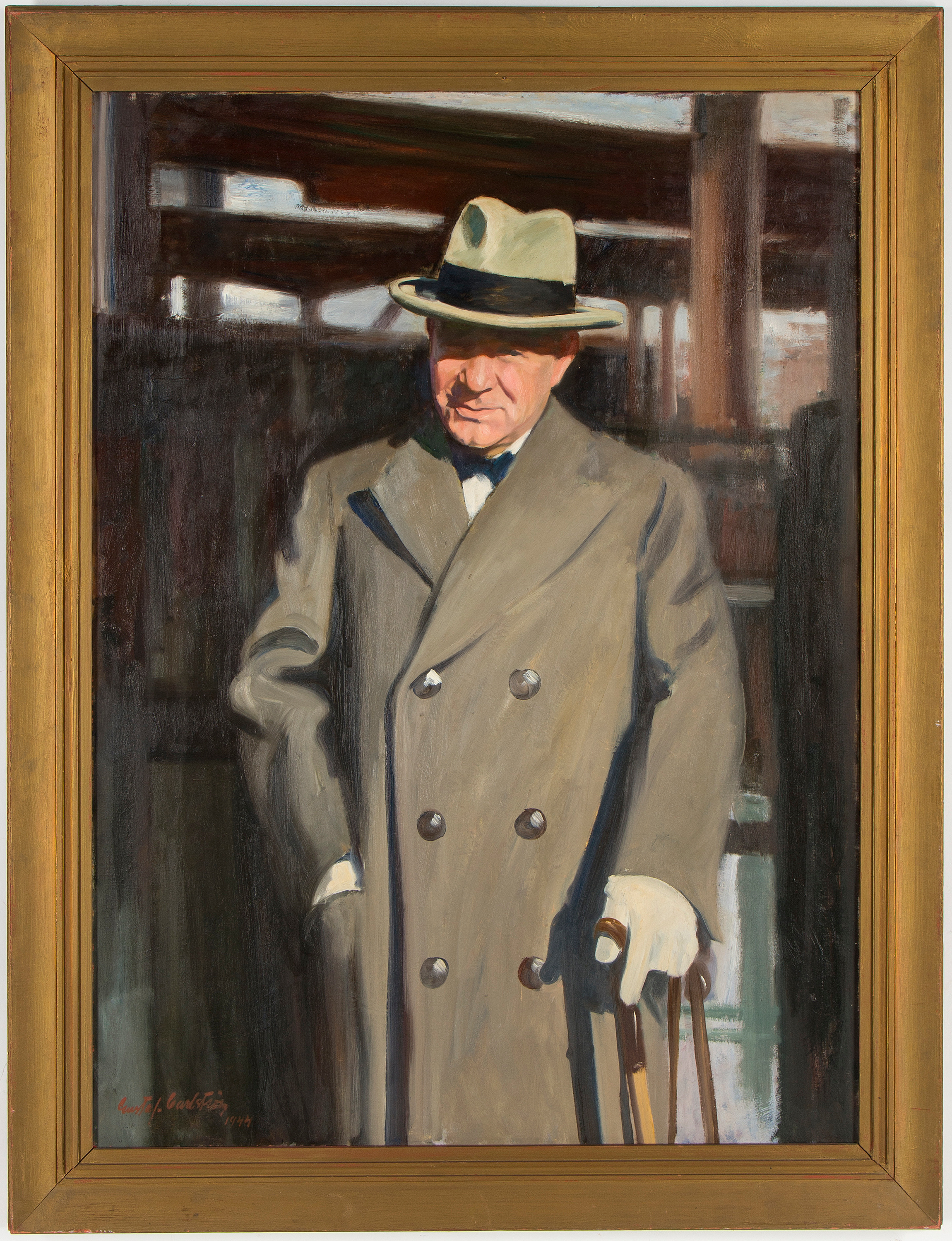 GUSTAF CARLSTRÖM, olja på duk, signerad och daterad 1944. Bukowskis