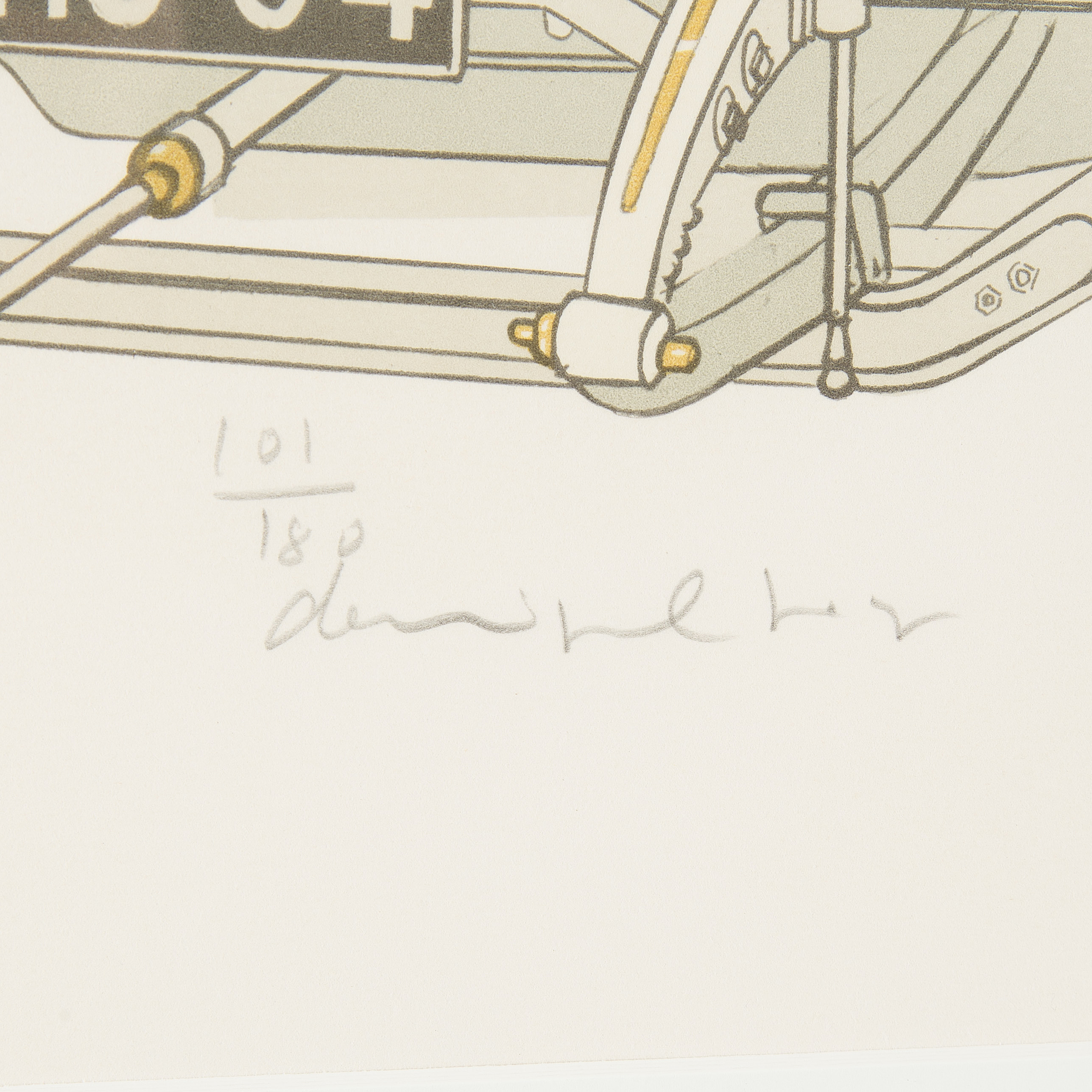 HENRI PHILIPPE NOYER, lithograph in colours, signed and numbered 101/