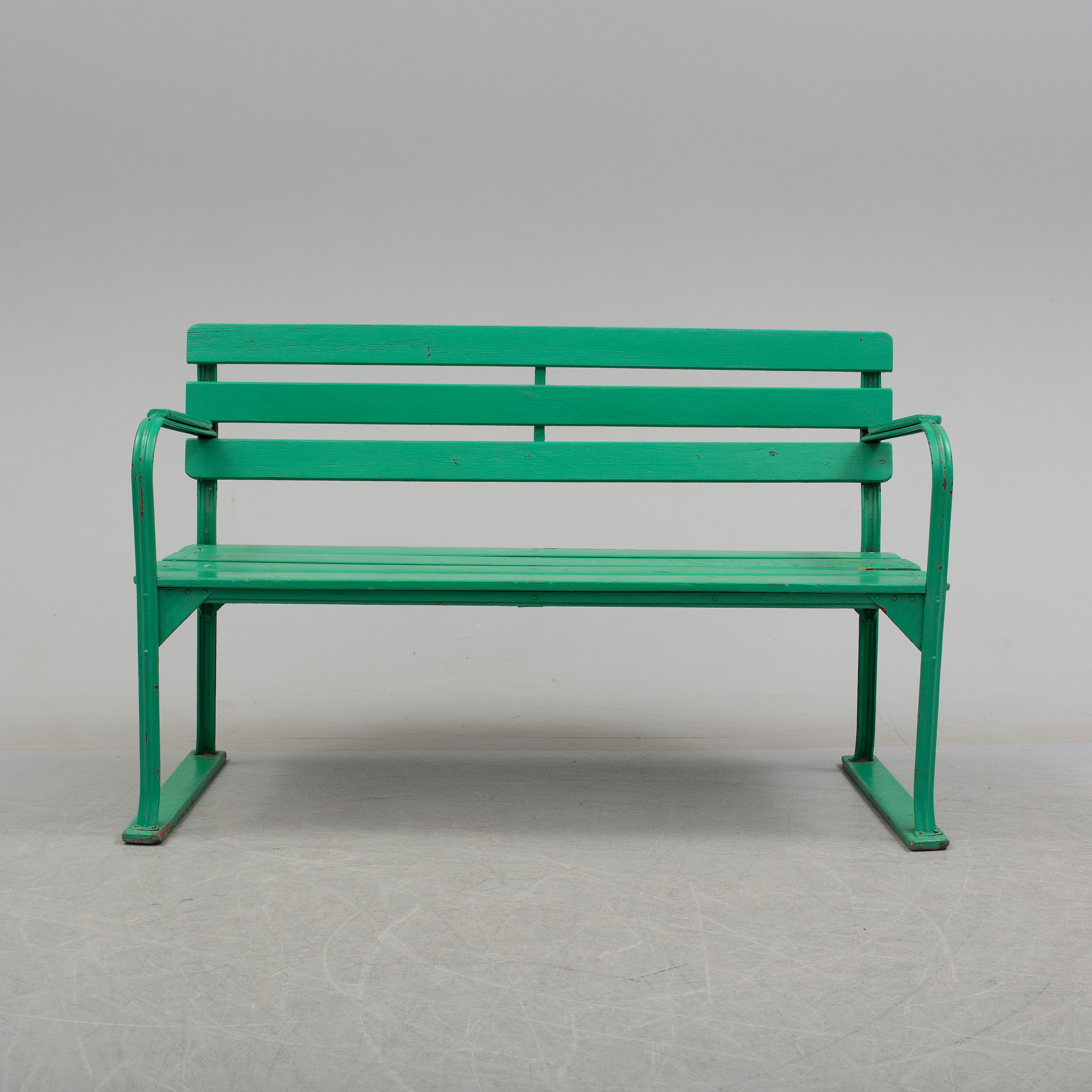 A garden sofa, table and two armchairs, mid 20th century. - Bukowskis