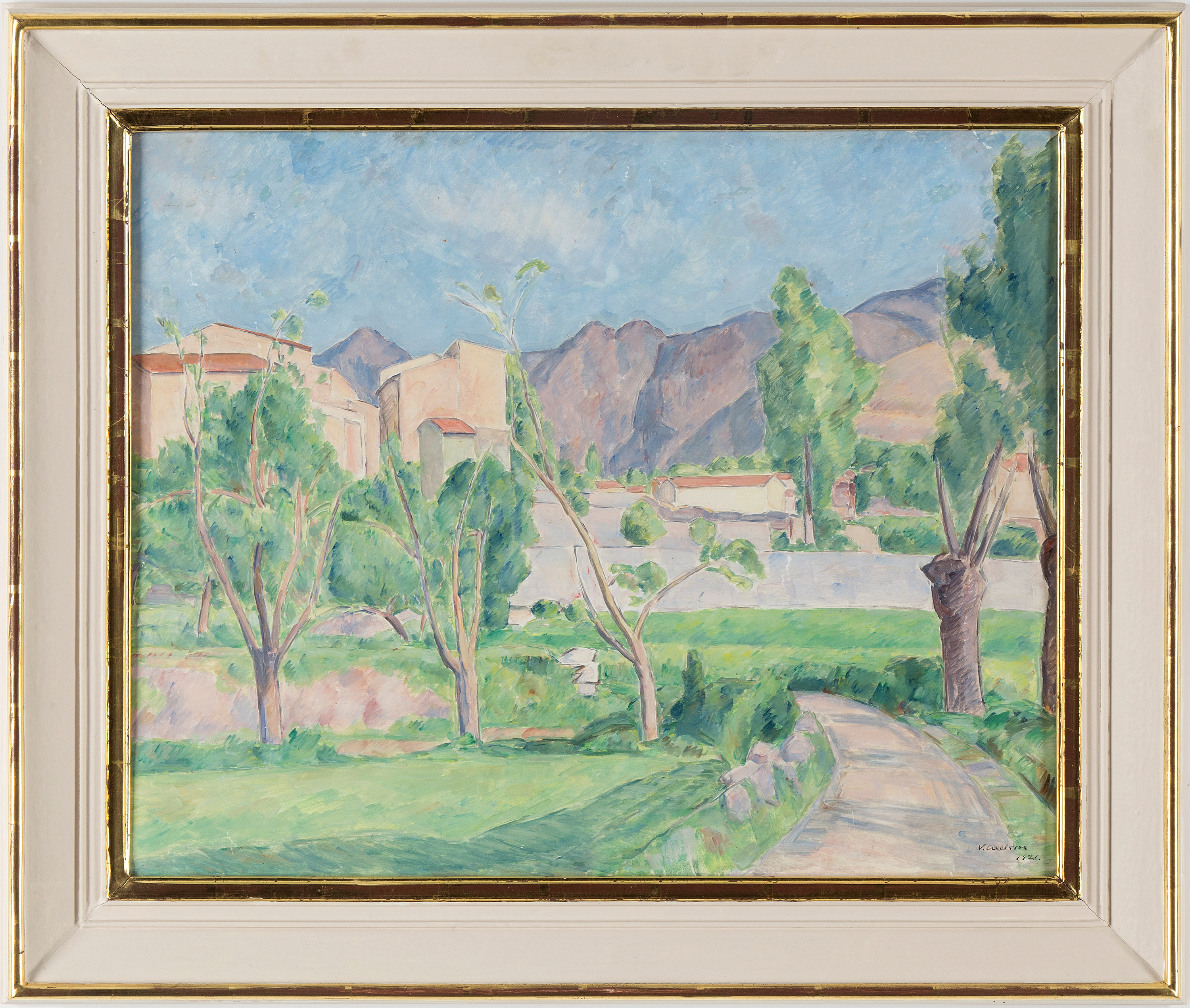 VICTOR AXELSON, oil on panel, signed and dated 1921. - Bukowskis