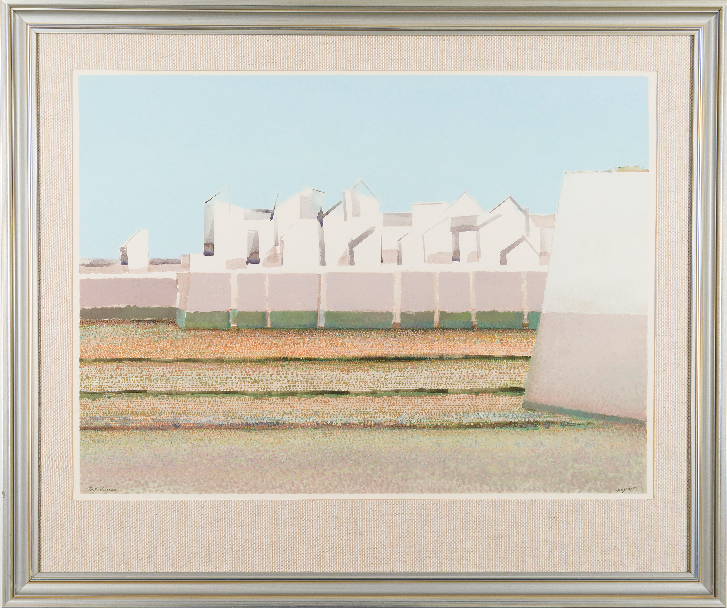 tempera grassa, signed and dated 85. Bukowskis