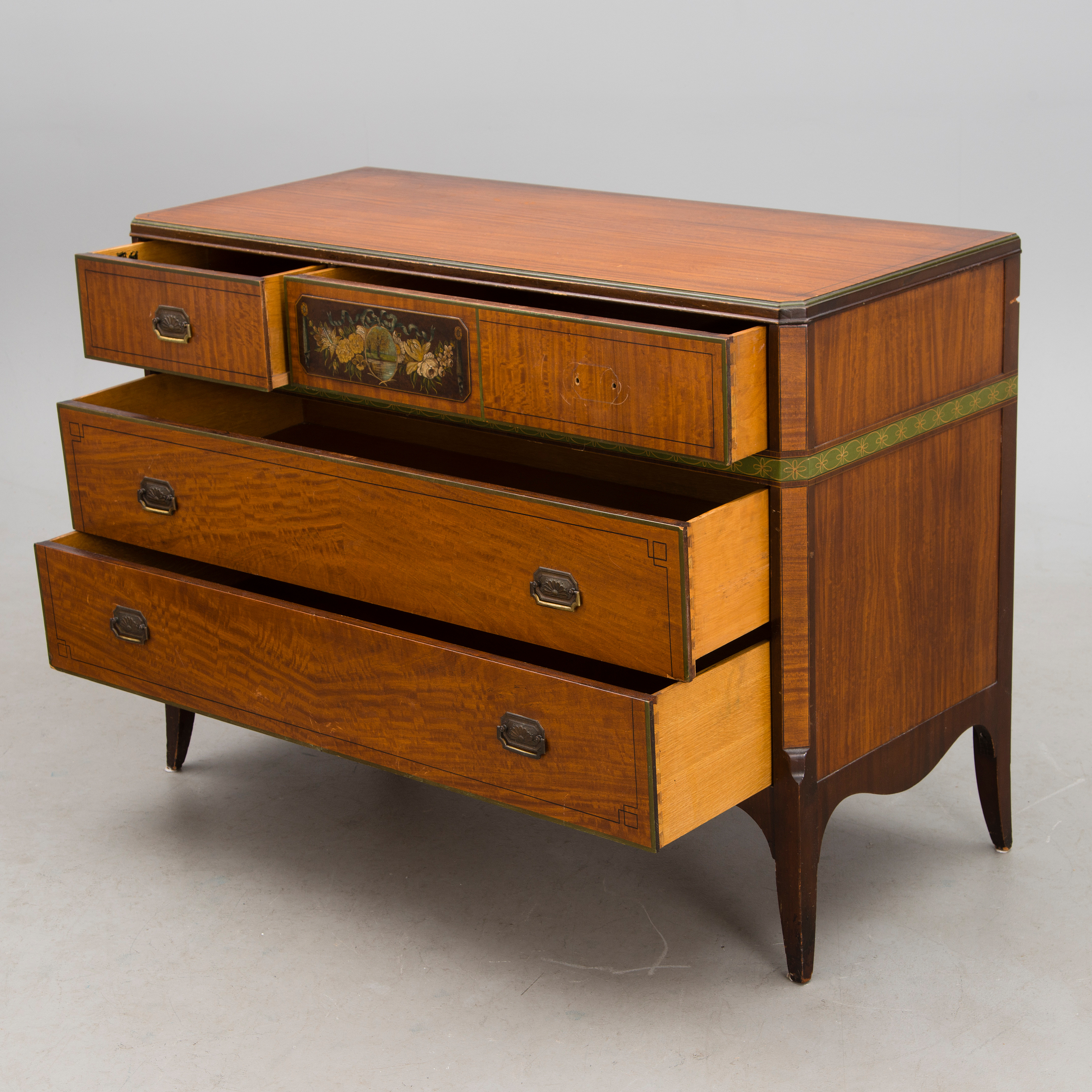 A chest of drawers from the John Furniture, Grand Rapids