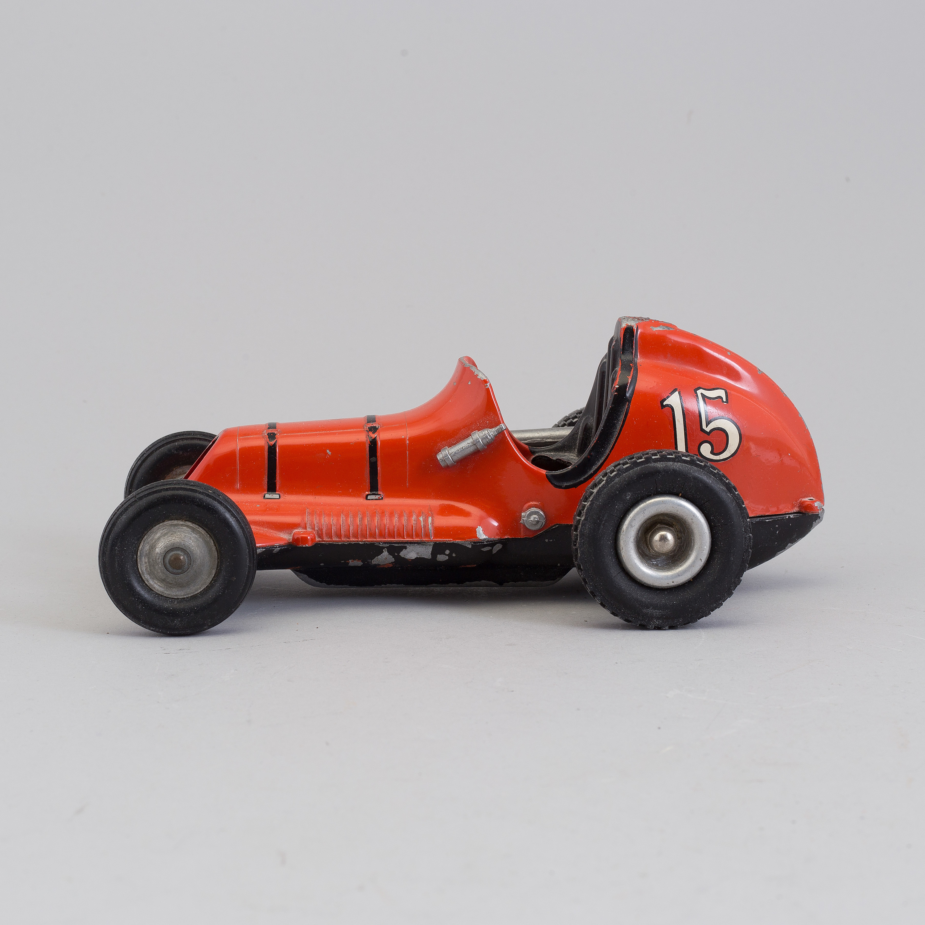 A THIMBLE DROME TETHER CHAMPION RACING CAR, Roy Cox, aluminium, 1950s