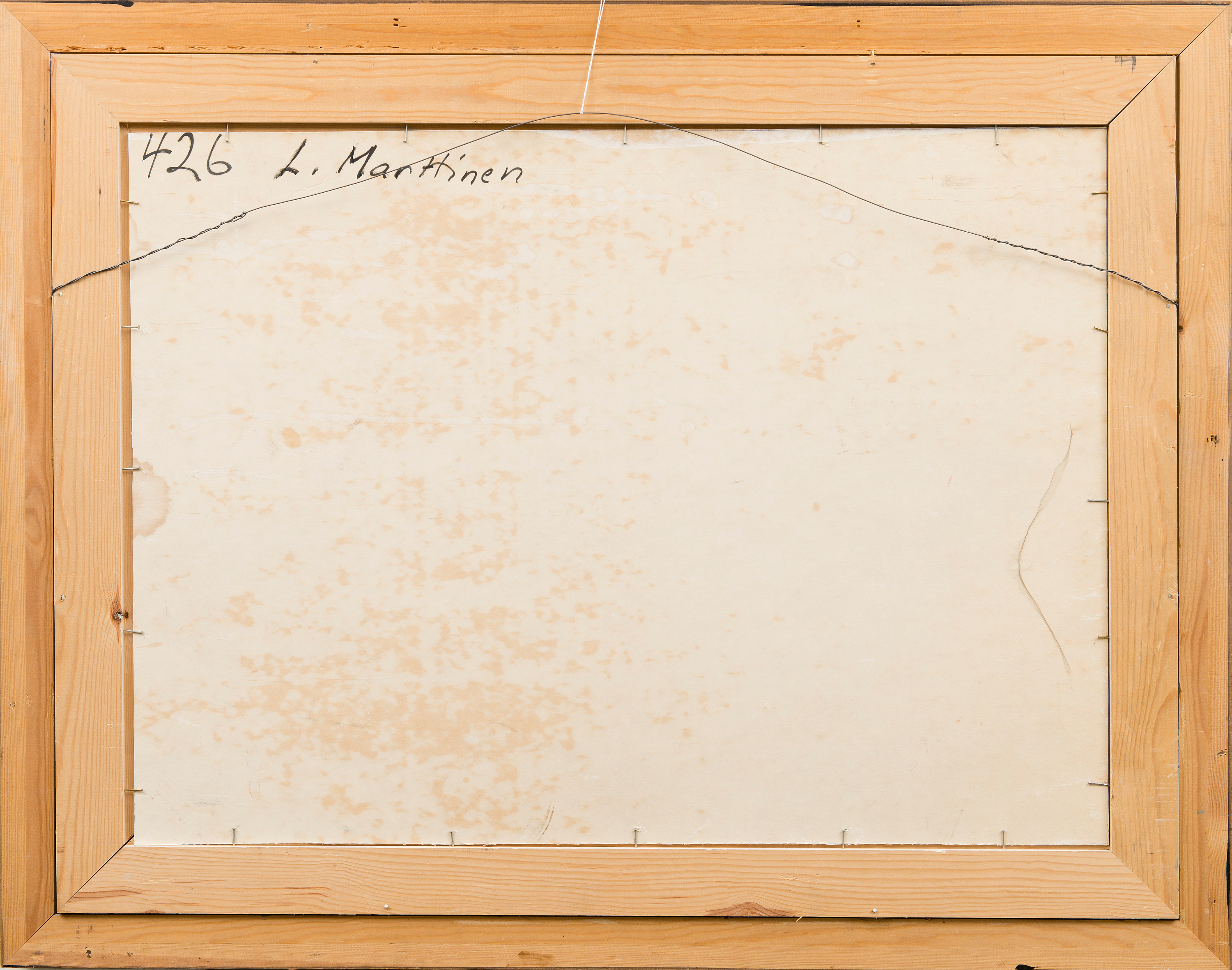 gouache on board, signed and dated 63. Bukowskis