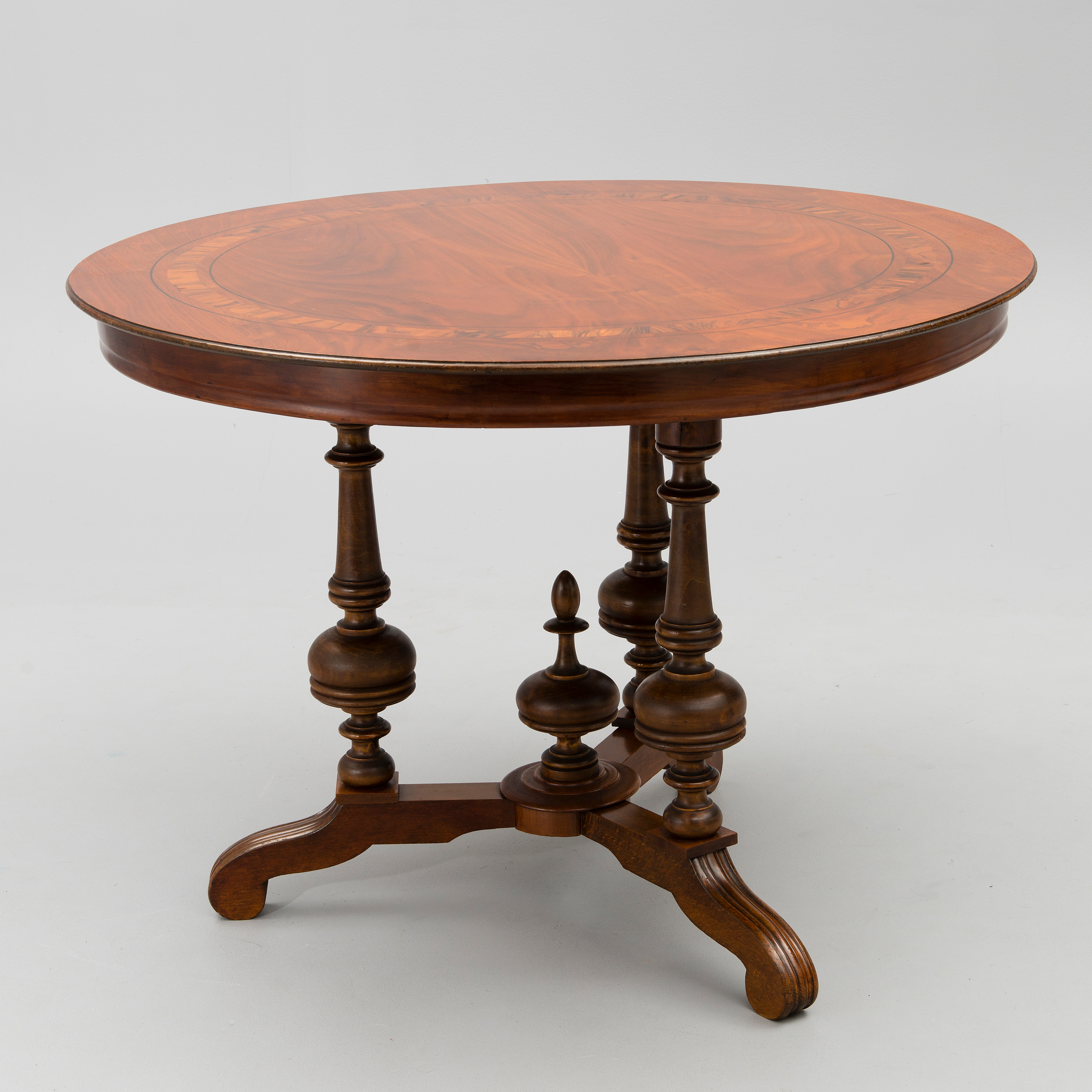 A late 19th century Russian table. Bukowskis