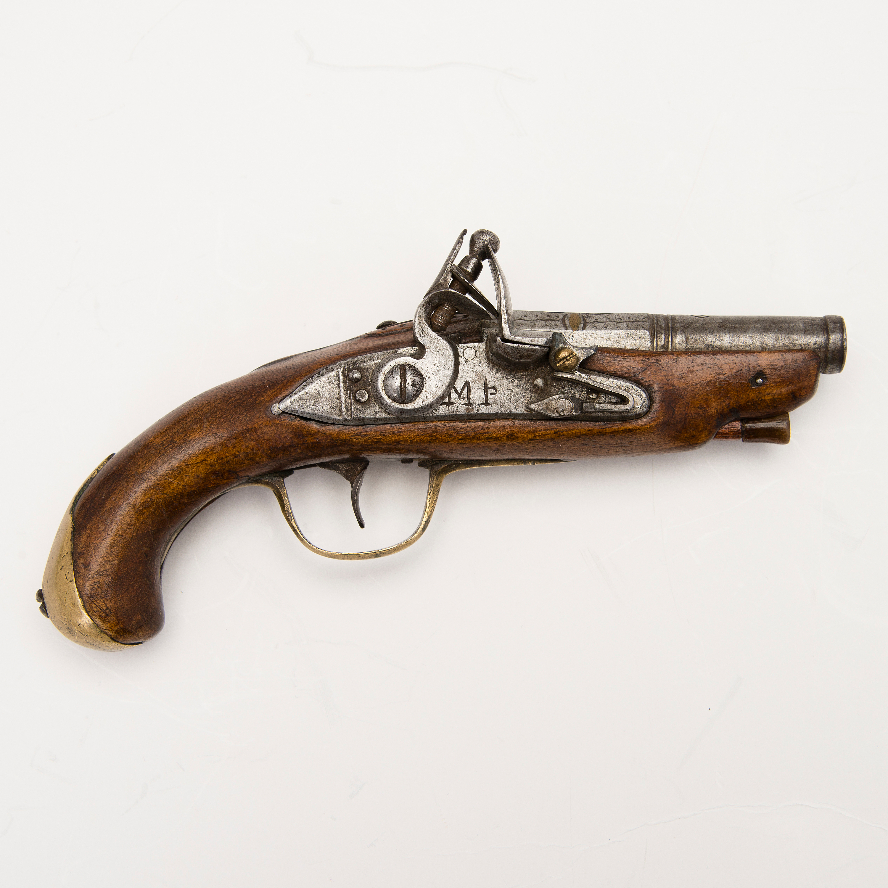 An early 19th Century flintlock pocket pistol. Bukowskis
