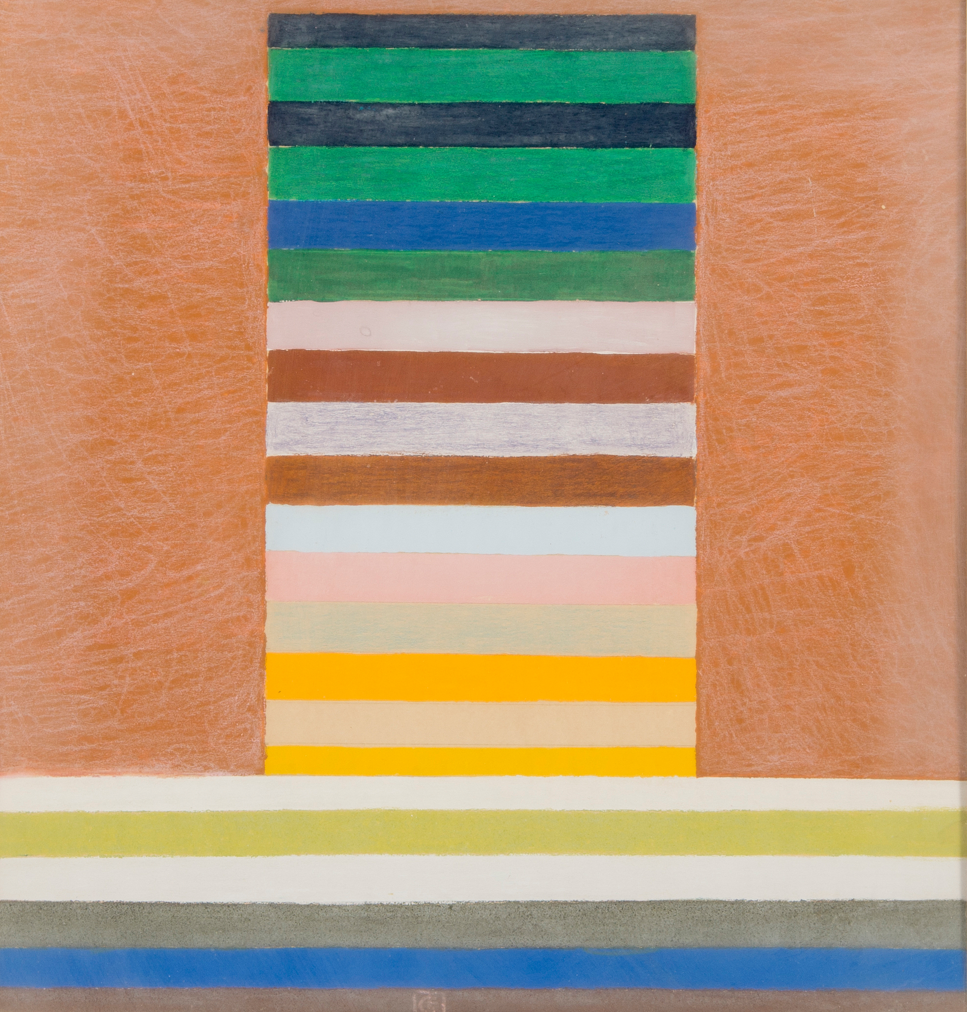 CAROLUS ENCKELL, gouache, mixed media, monogram signed. Bukowskis