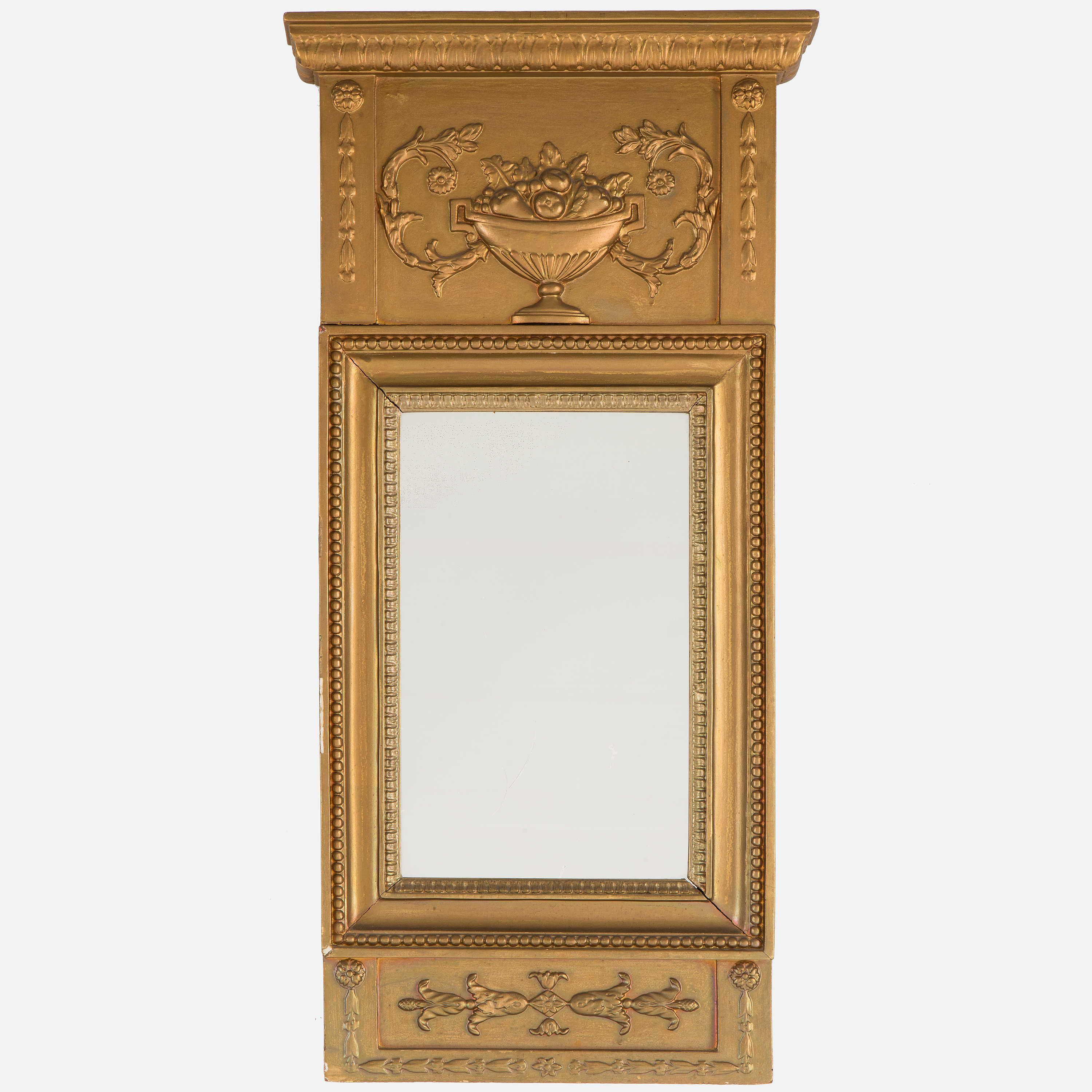 A 19th century Gustavian style mirror. Bukowskis