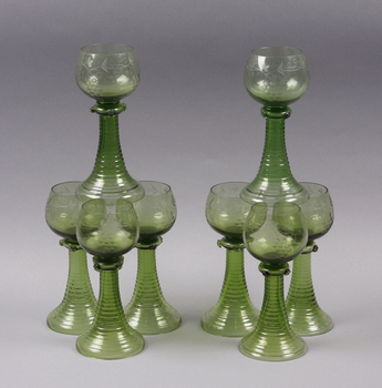 107675. REMMAR, 8 st, glas, 1900-tal.