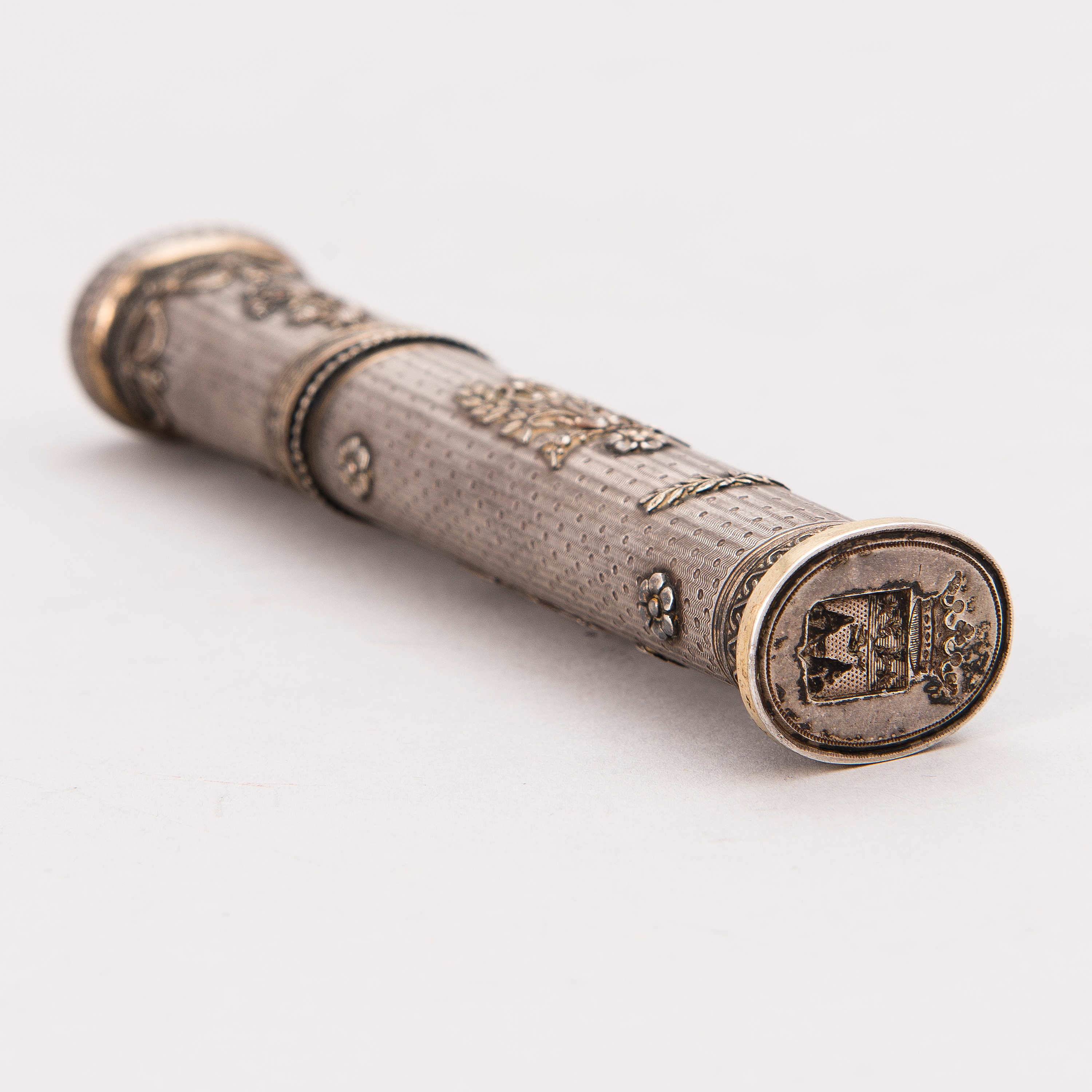 A French silver stamp, maker's mark E.G., second half of 19th