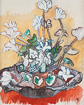 424. Hilding Linnqvist, Flower still life.