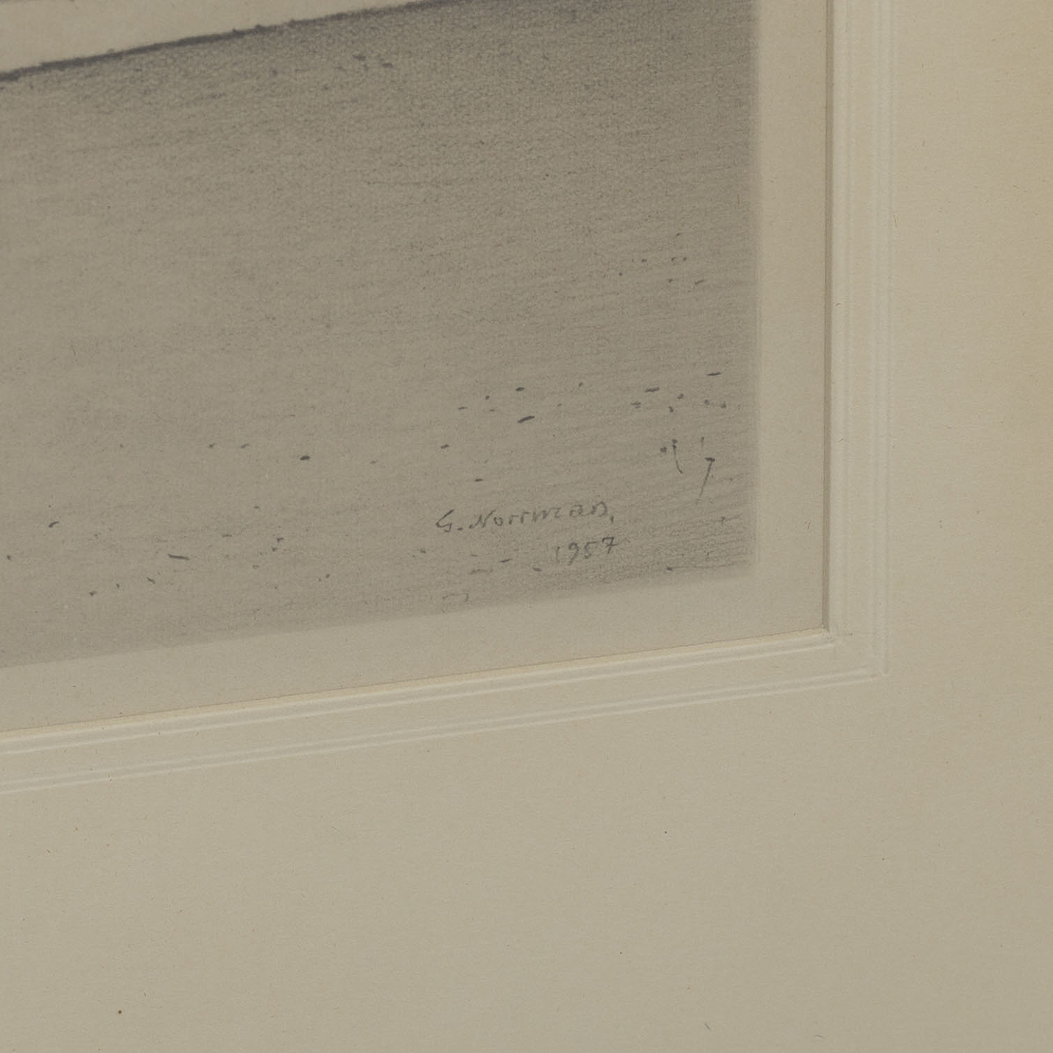 GUNNAR NORRMAN, drawing signed and dated 1957. - Bukowskis