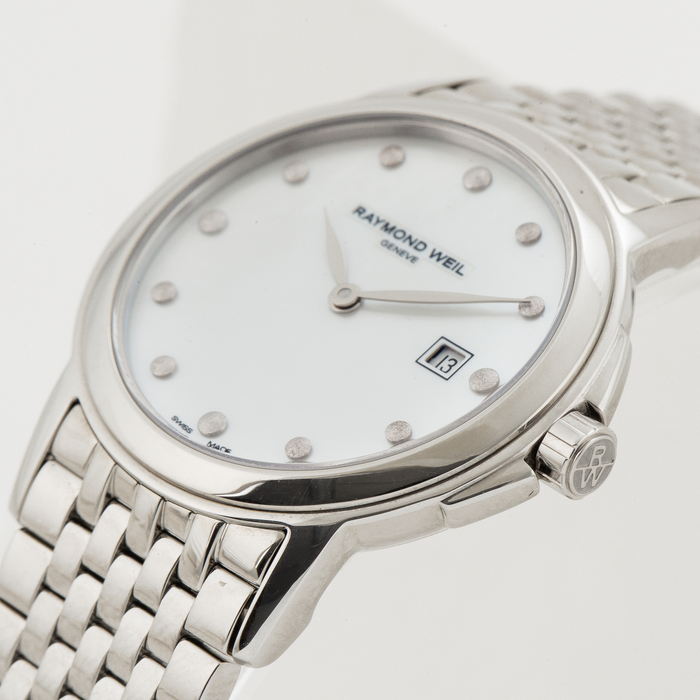 Bracelet Acier Raymond Weil 13mm - Pour Montre - Occasion En Bon état - Fabriqué En Suisse