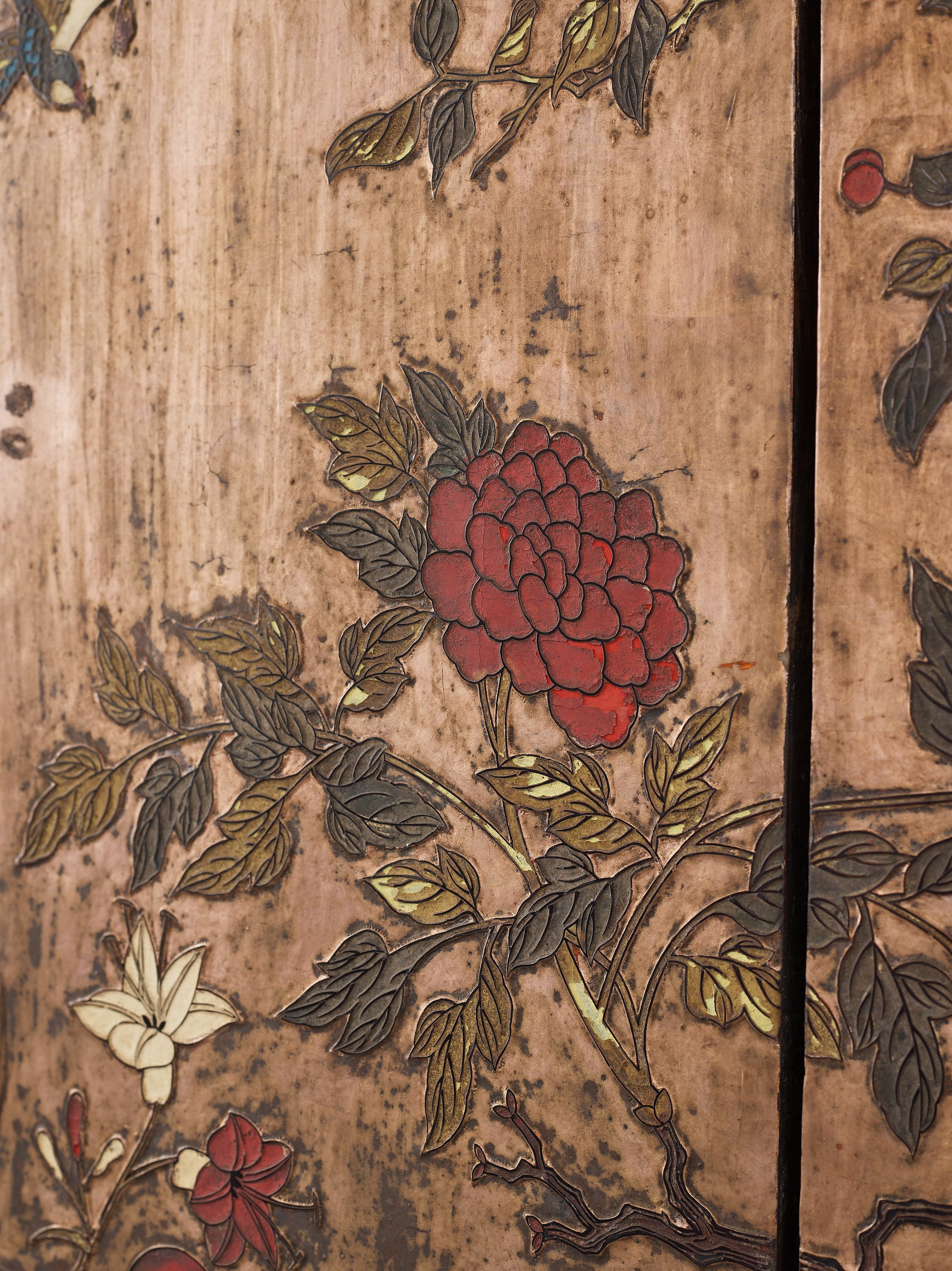 A six leaf coromandel lacquer screen, Qing dynasty (16441912). Bukowskis