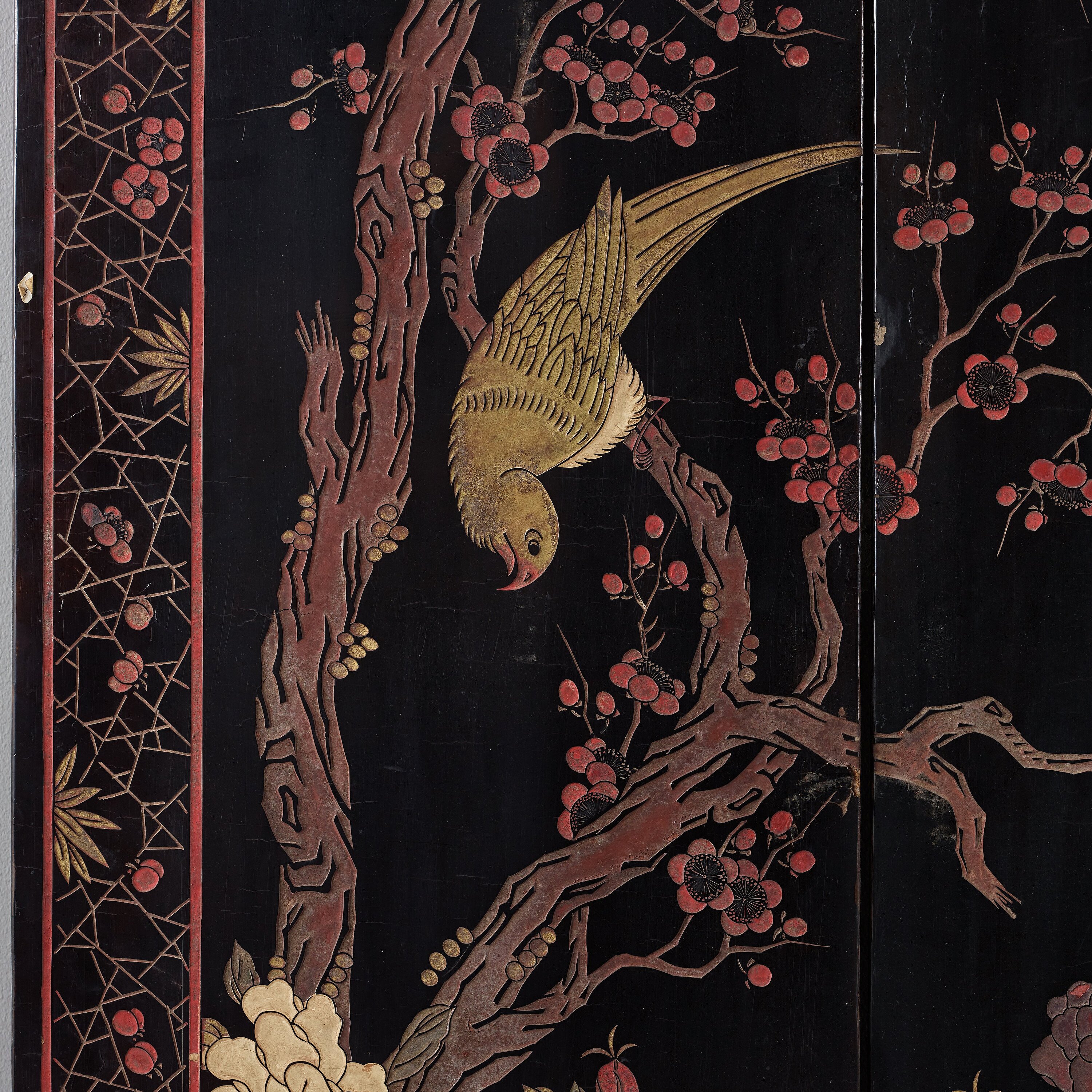 A six leaf coromandel lacquer screen, Qing dynasty (16441912). Bukowskis