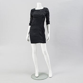 HELMUT LANG, a silk and viscose dress, size 6.