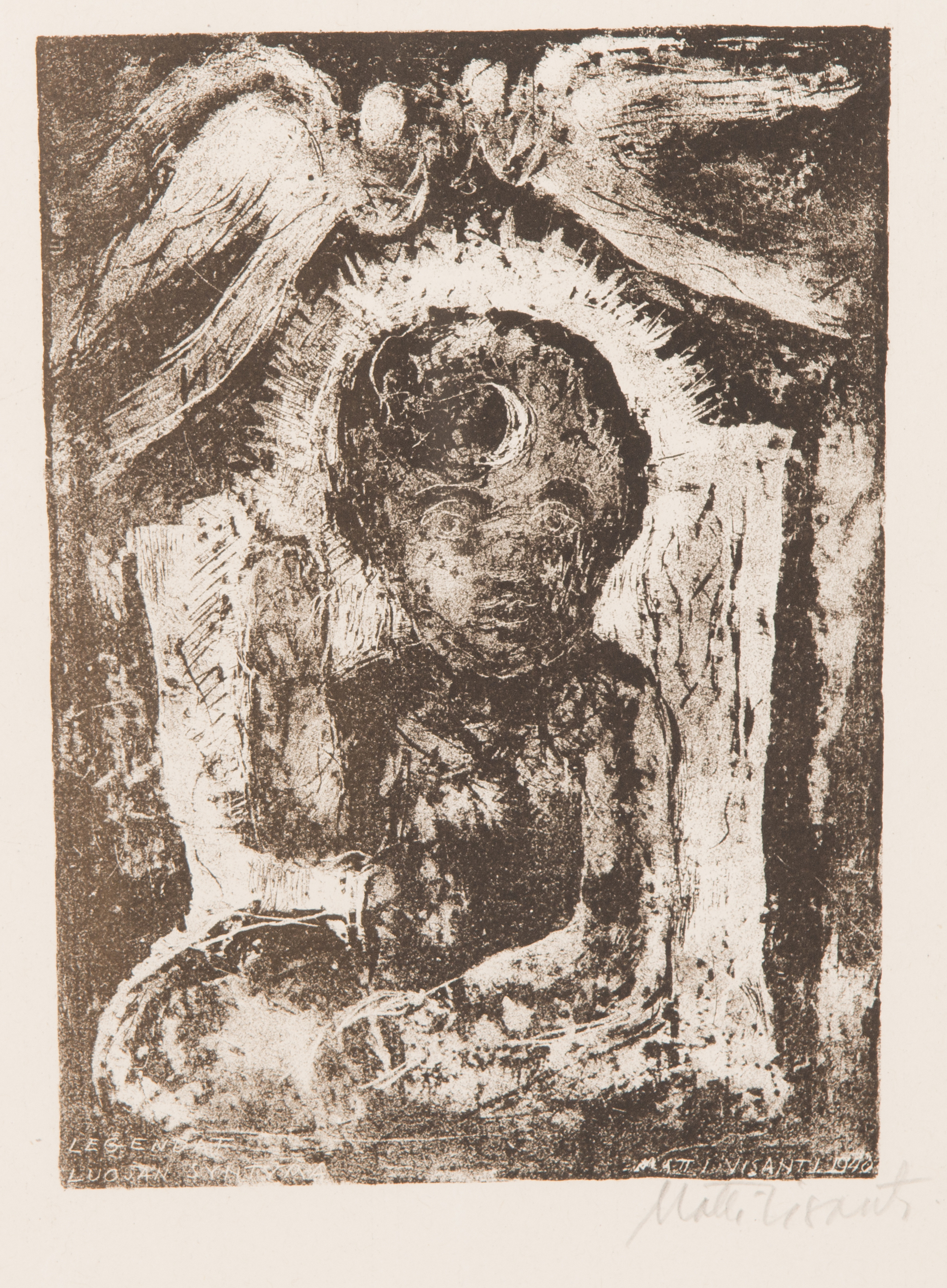 MATTI VISANTI, set of three lithographs, signed and dated 1940. - Bukowskis