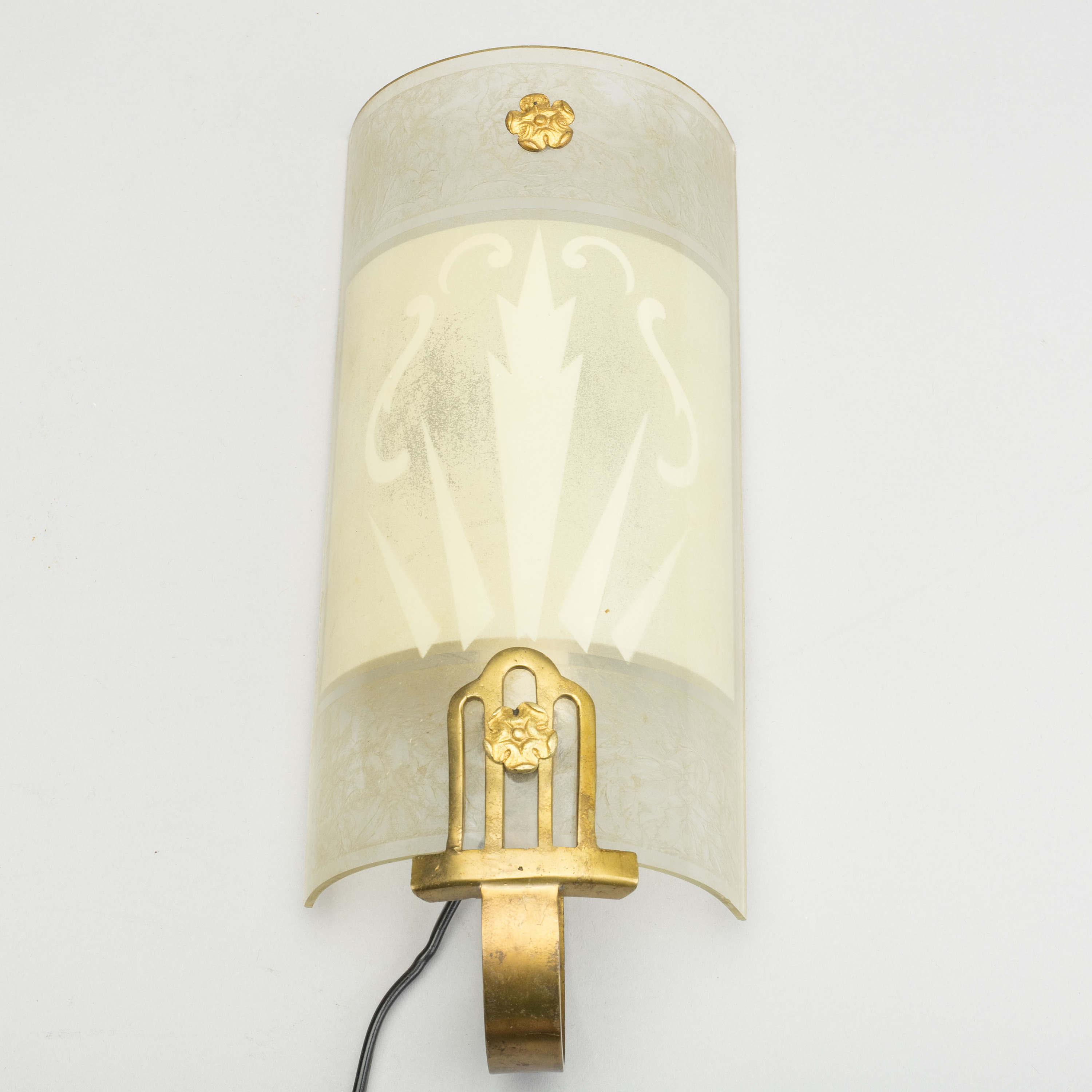 An Art Deco wall lamp. Bukowskis
