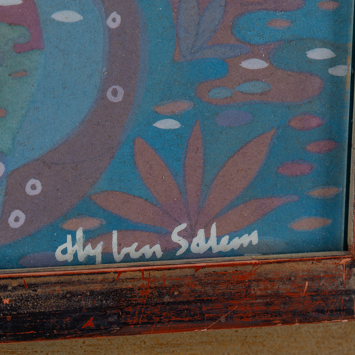 ALY BEN SALEM, gouache, signerad aly ben salem. Bukowskis