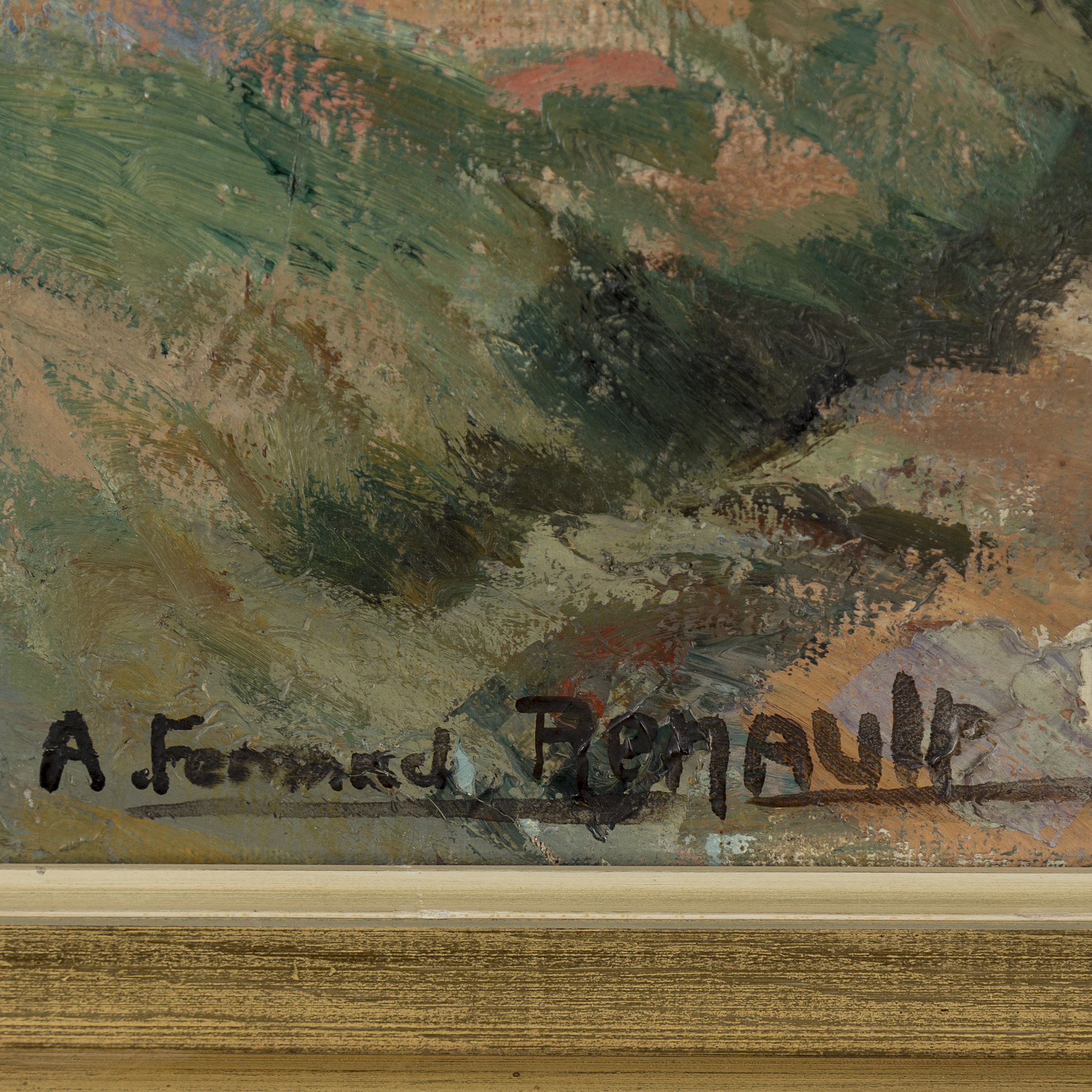 ALBERT FERNANDRENAULT, oil on cnvas, signed. Bukowskis