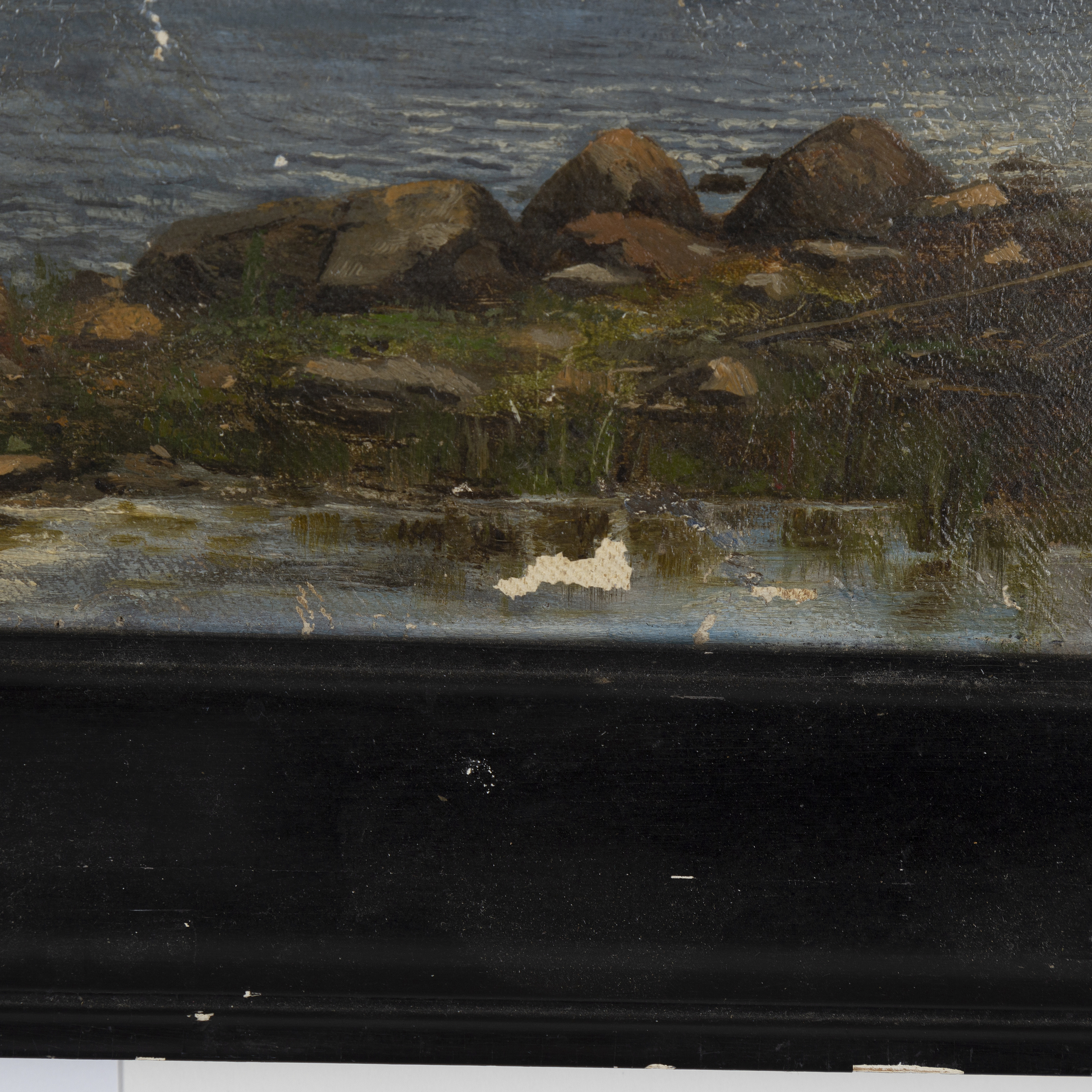 UNIDENTIFIED ARTIST, oil on board, signed and dated 85. - Bukowskis