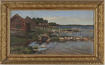 UNKNOWN ARTIST, 20th Century, oil on canvas, signed. - Bukowskis